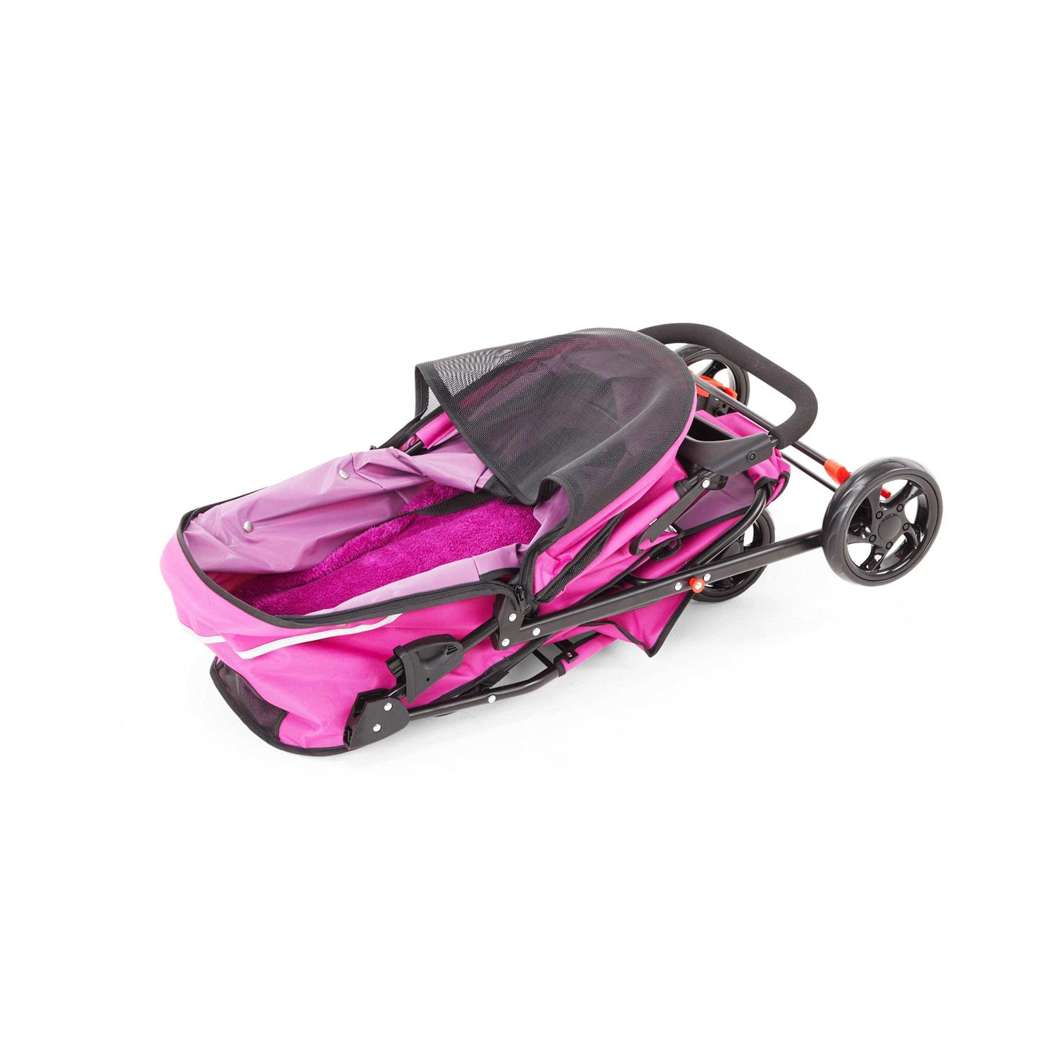 Alternative view of EveryYay Places to Go Reflective Gray Pet Stroller