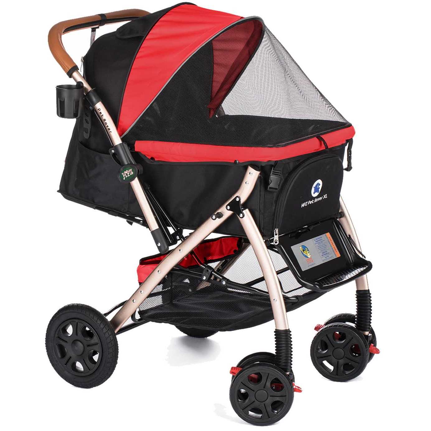 Pet Rover Extra Long Premium Pet Stroller
