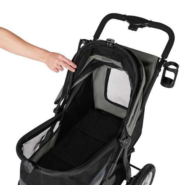 Alternative view of Frisco No-Zip Collapsible Cat & Dog Jogger Stroller