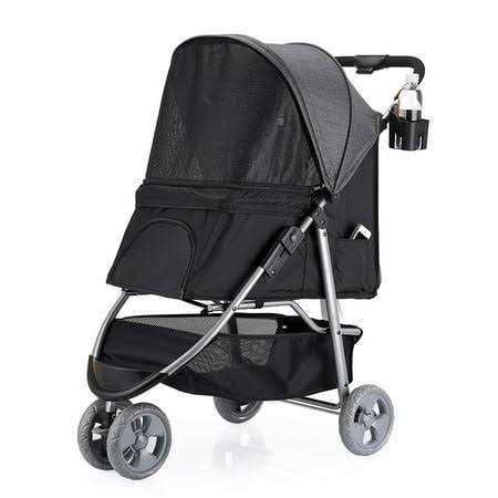 Favonius poupee 3 Wheel Pet Strollers for Small Medium Dogs & Cats