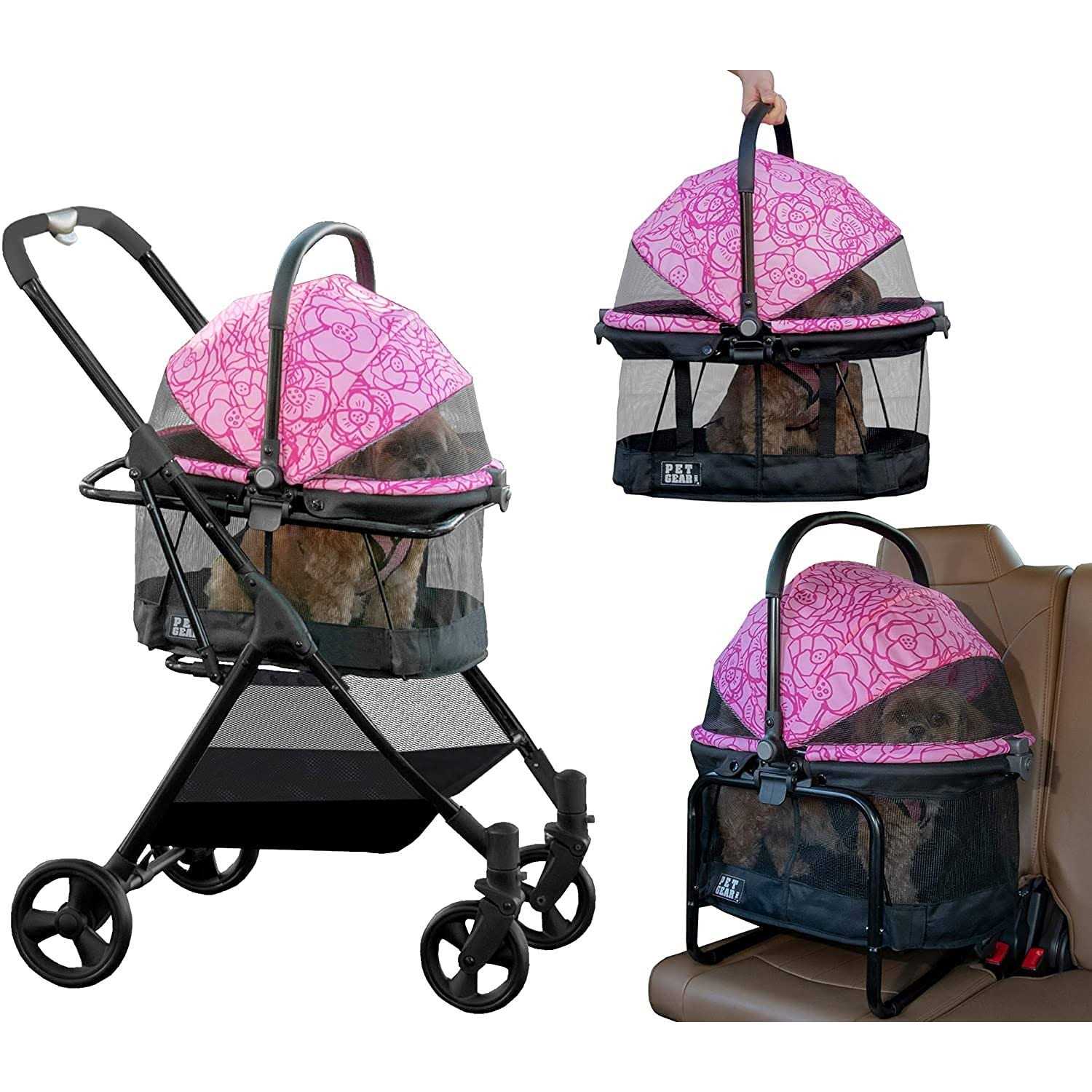 Pet Gear View 360 Stroller, Booster and Carrier Travel System