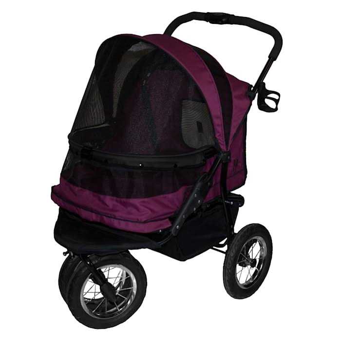 Pet Gear Double No-Zip Pet Stroller