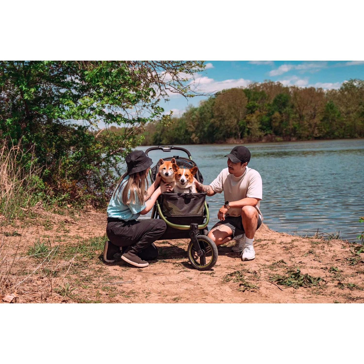 Alternative view of The Beast All Terrain Pet Jogging Stroller Ibiyaya