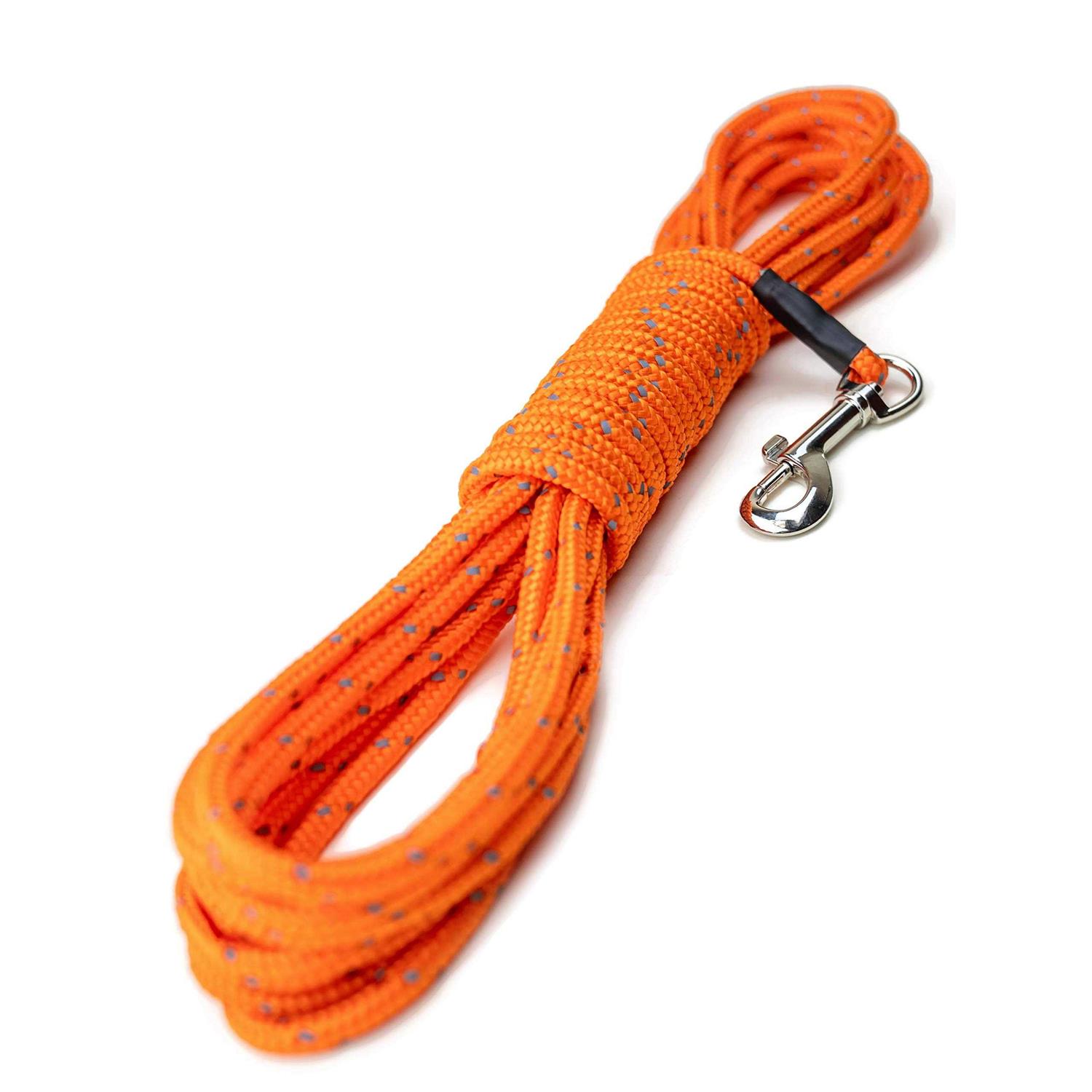 Mighty Paw Check Cord Light Weight 30 Foot Dog Training Leash. Durable