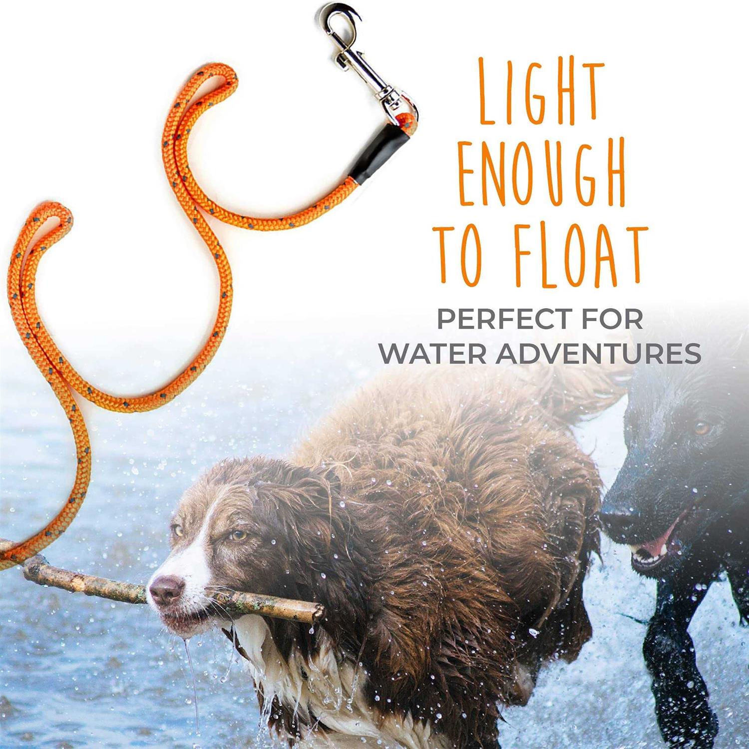Alternative view of Mighty Paw Check Cord Light Weight 30 Foot Dog Training Leash. Durable