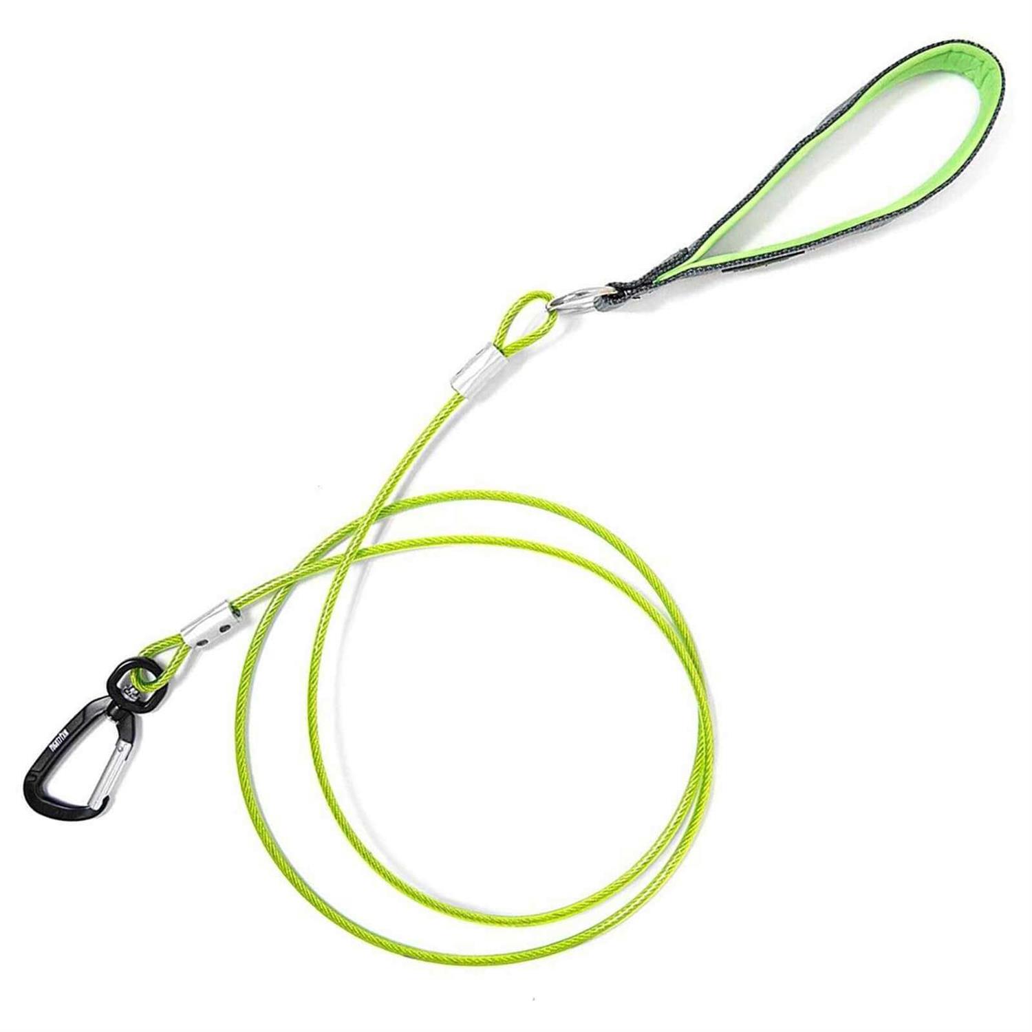 Mighty Paw Chew Proof Dog Leash Metal Cable Chew