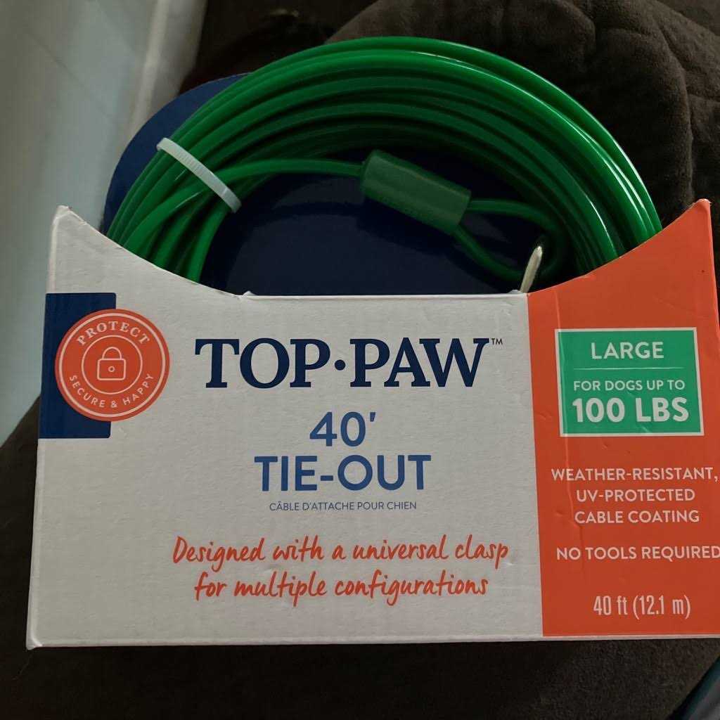 Alternative view of Top Paw Dog Tie Out