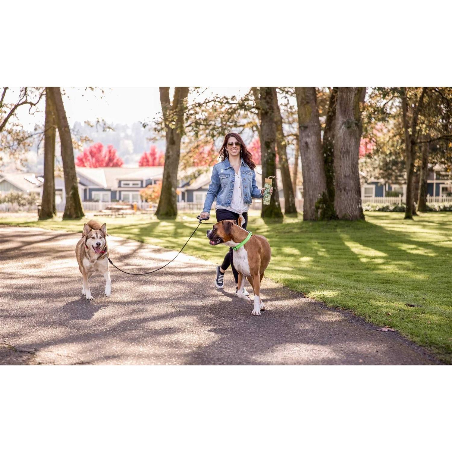 Alternative view of Wigzi Dual Doggie Gel Rope Leash