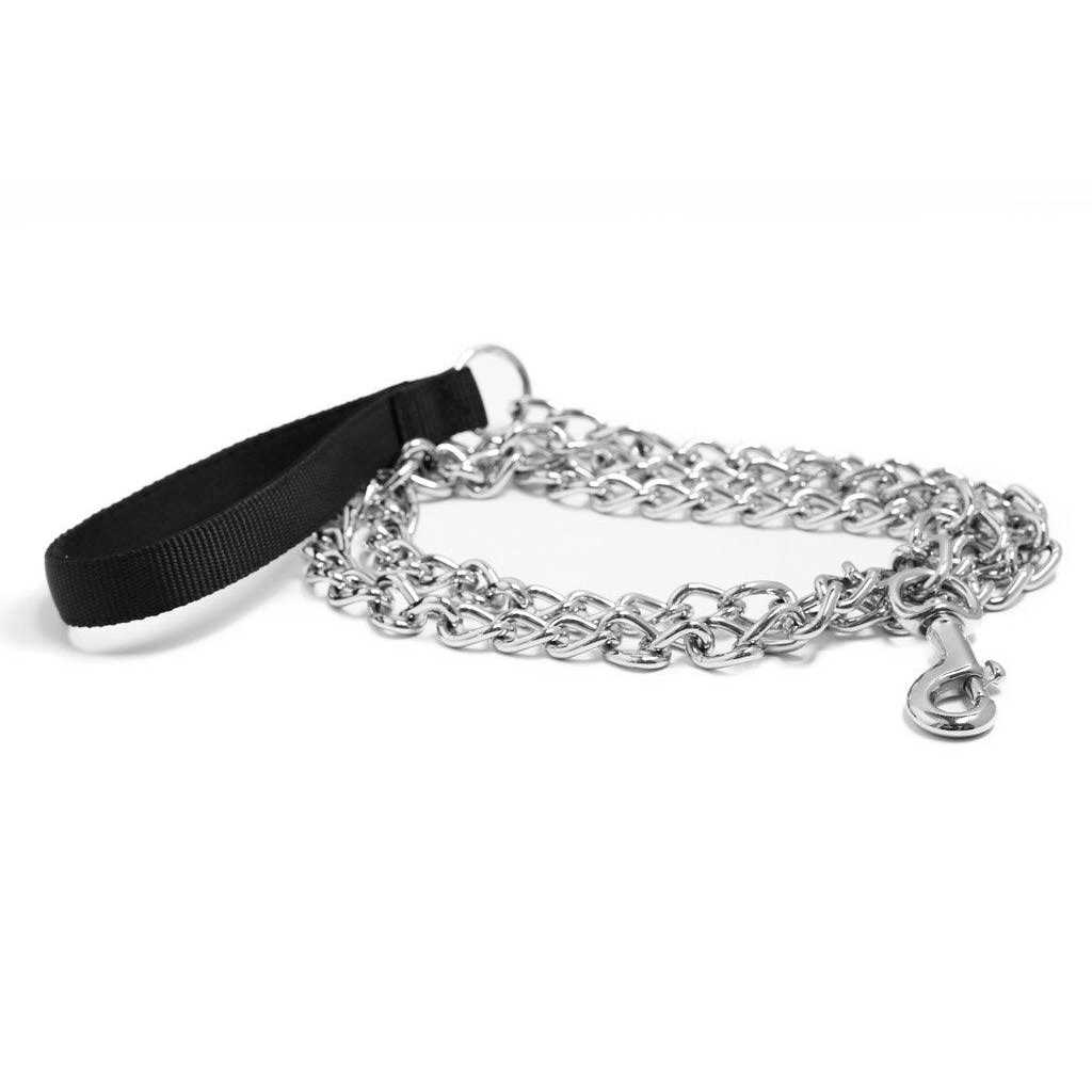 Alternative view of Pet Champion 5' Nylon & Steel Chain Dog Leash