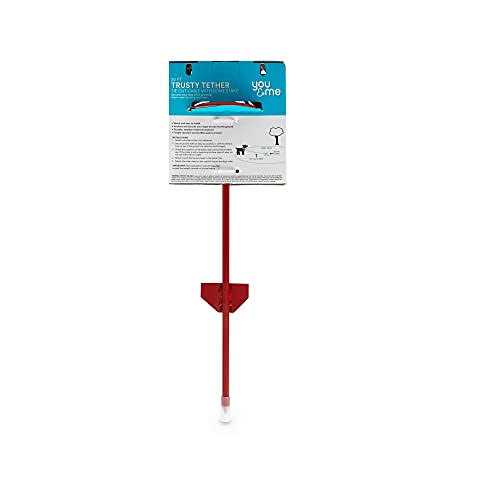 Alternative view of EveryYay Red Powder-Coated Steel Pet Leash Post | 3291763