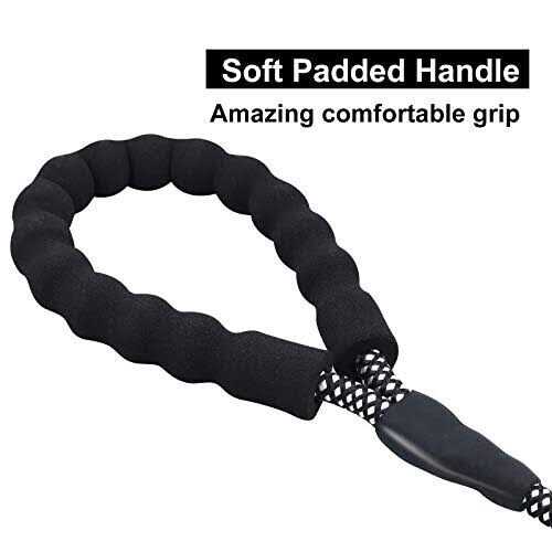 Alternative view of NTR Training Leash for Dogs Rope Dog Leash with Swivel Lockable Hook and Comfortable Padded Handle