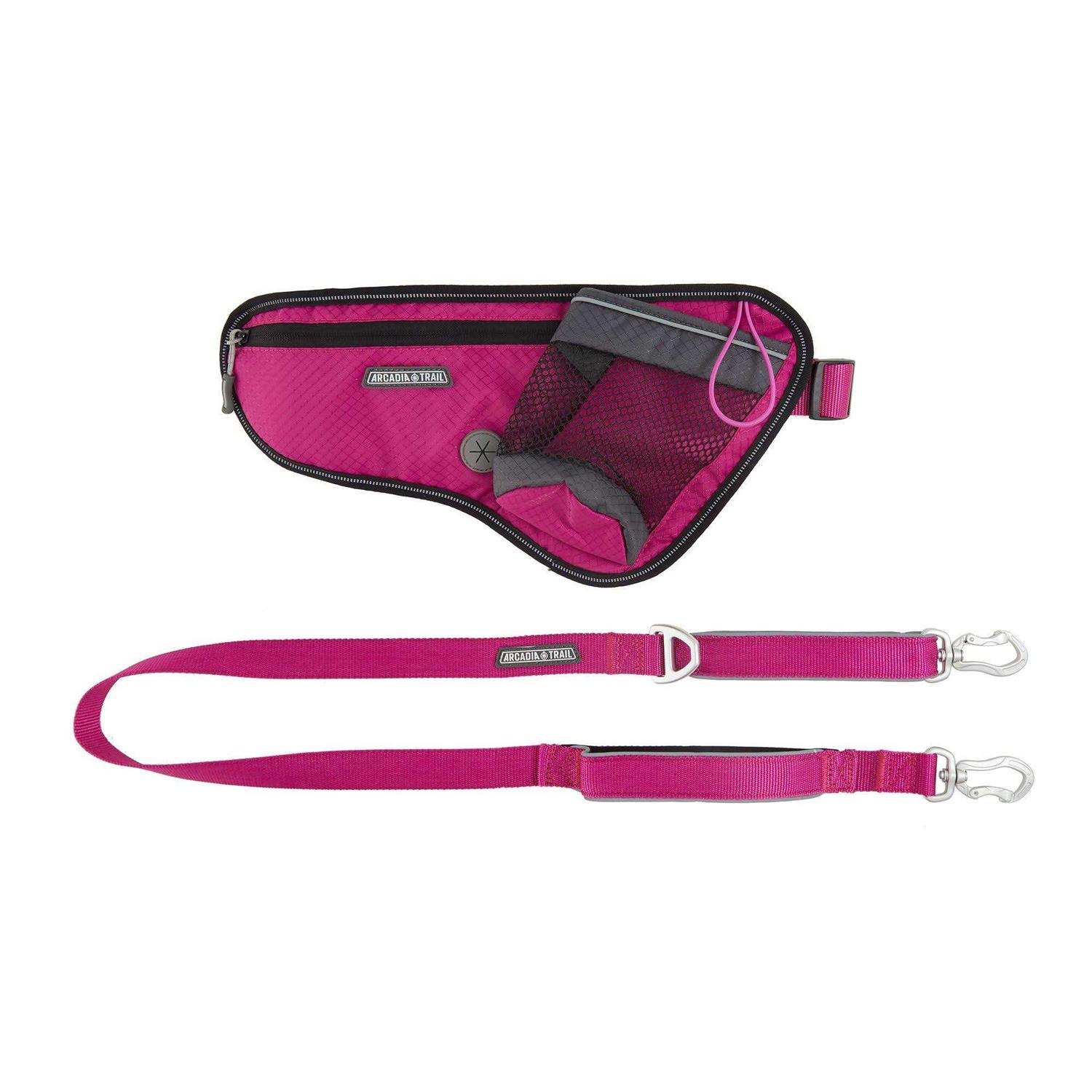 Arcadia Trail Hands-Free Dog Leash and Waist Belt Pouch