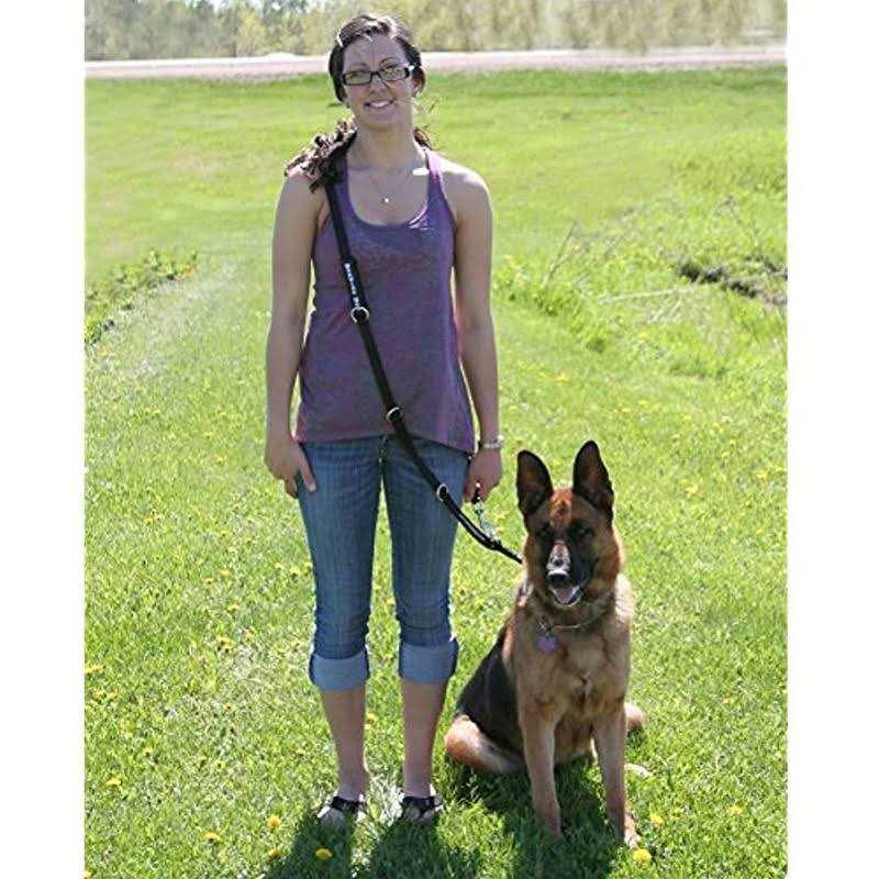 Alternative view of ActiveDogs.com ActiveDogs Hands-Free Adjustable Service Dog Leash 7.5' x.75 Premium Quality Crossbody K9 Training Lead