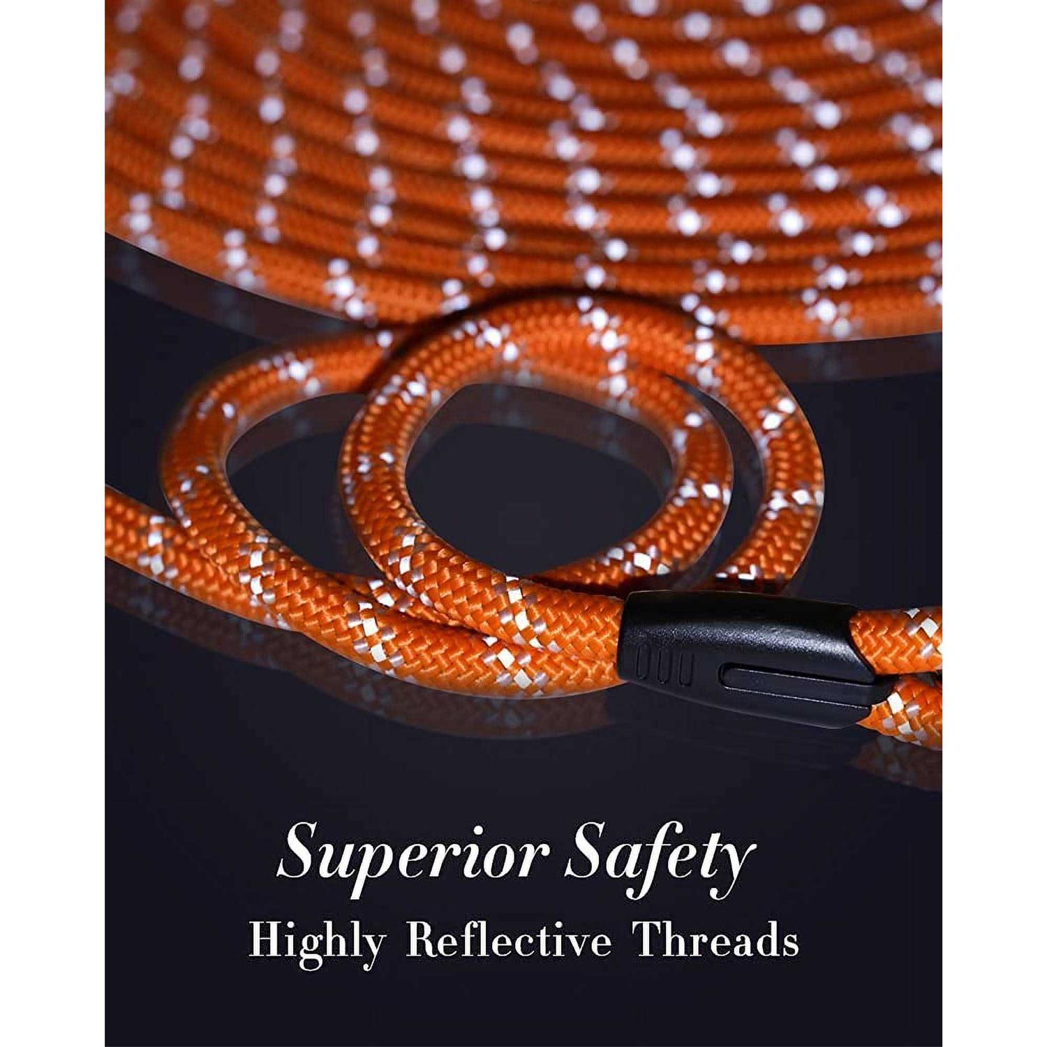 Alternative view of Lanwandeng Long Dog Leash for Dog Training 10FT/16FT/30FT/50FT/100FT Reflective Threads Check Cord Dog Leash
