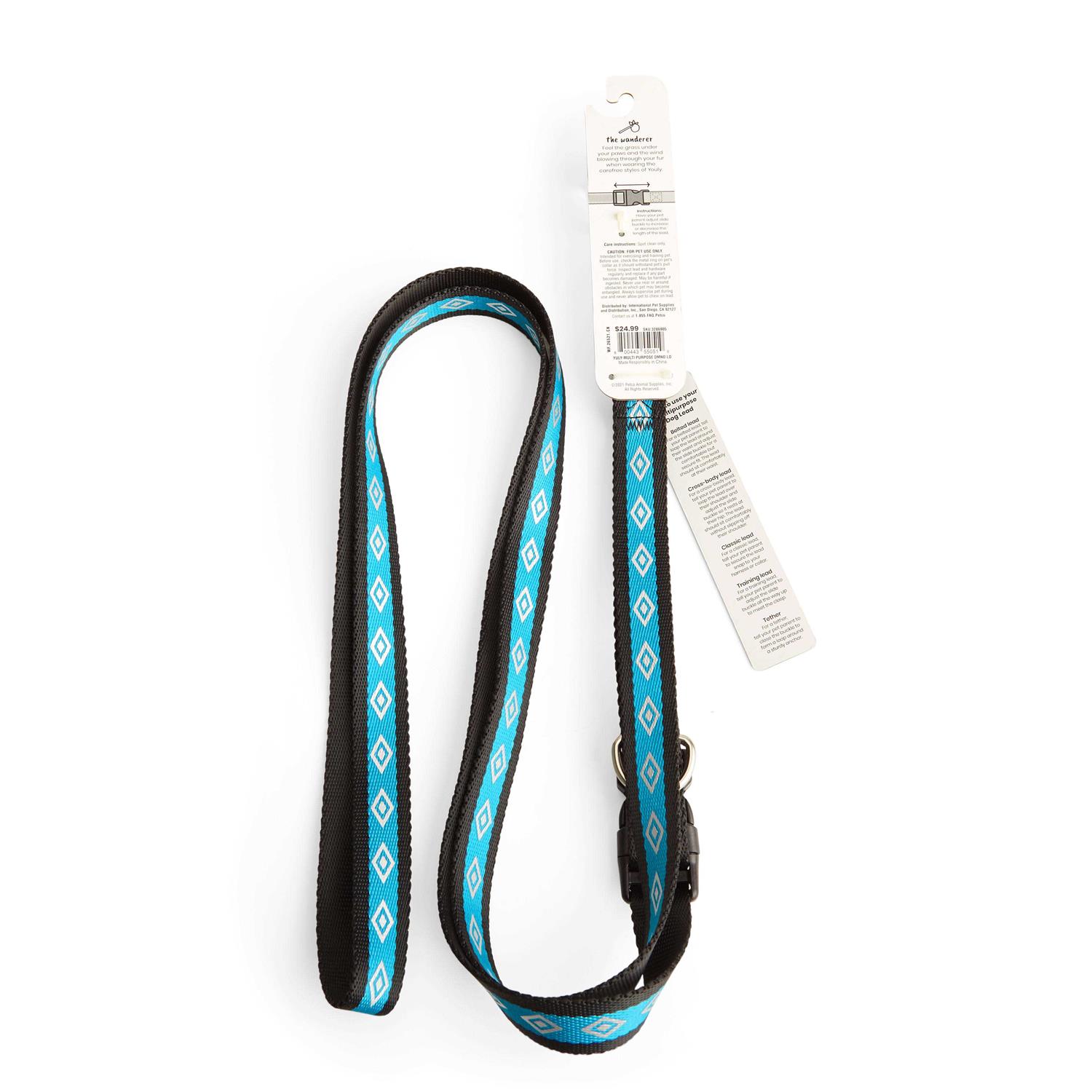 Alternative view of YOULY The Wanderer Diamond Multipurpose Dog Lead