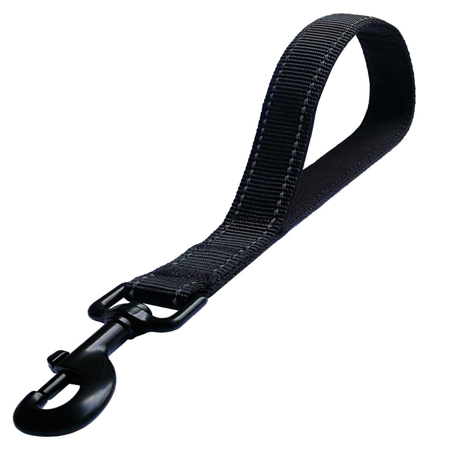 DOGSAYS Short Dog Leash Traffic Padded Handle Heavy Duty Short Nylon Dog Lead for Training Control