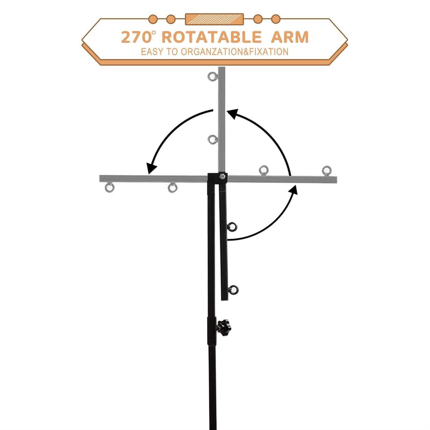 Alternative view of Breeze Touch Dog Grooming Table Arm 35 Dog Grooming Stand with Clamp and Post