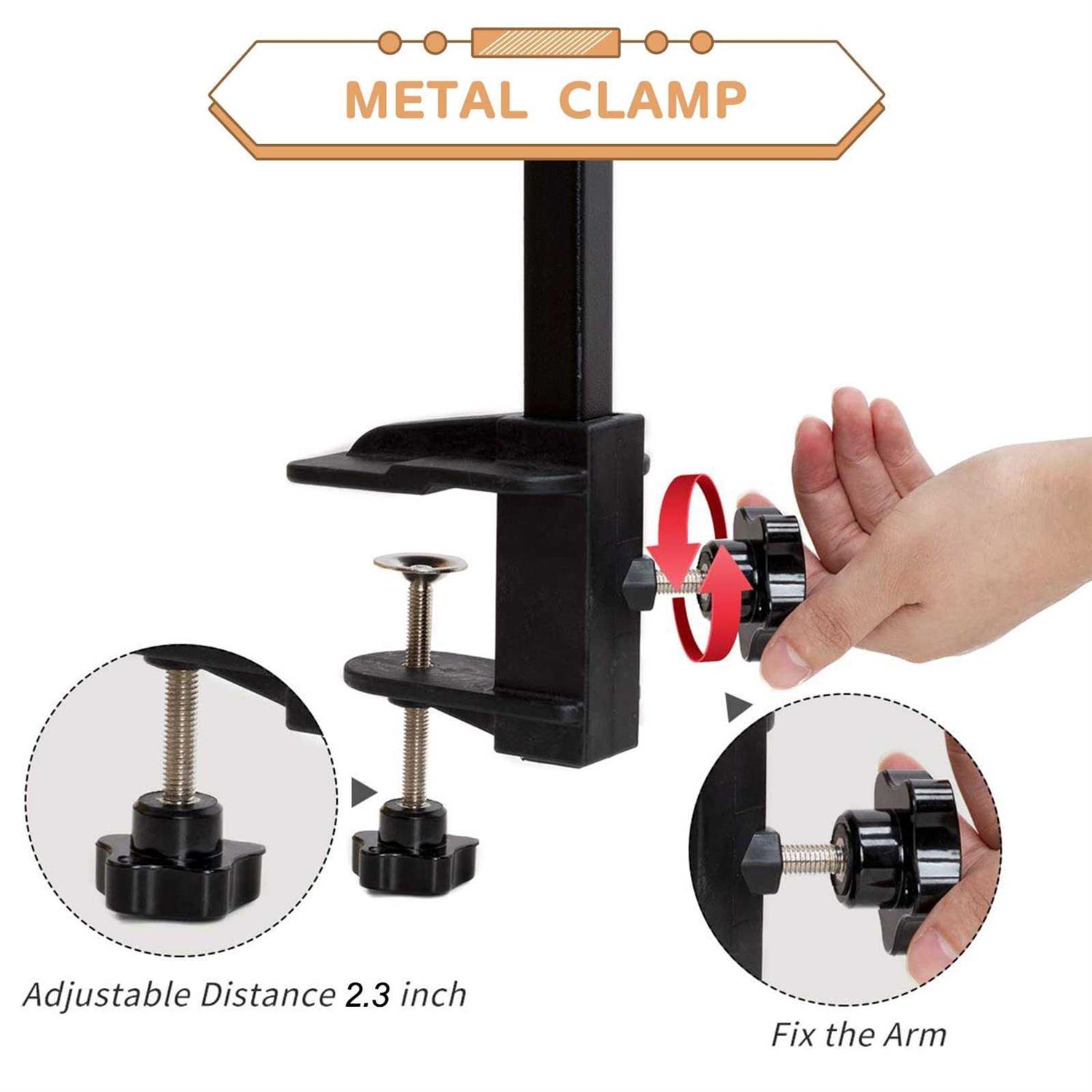 Alternative view of Breeze Touch Dog Grooming Table Arm 35 Dog Grooming Stand with Clamp and Post