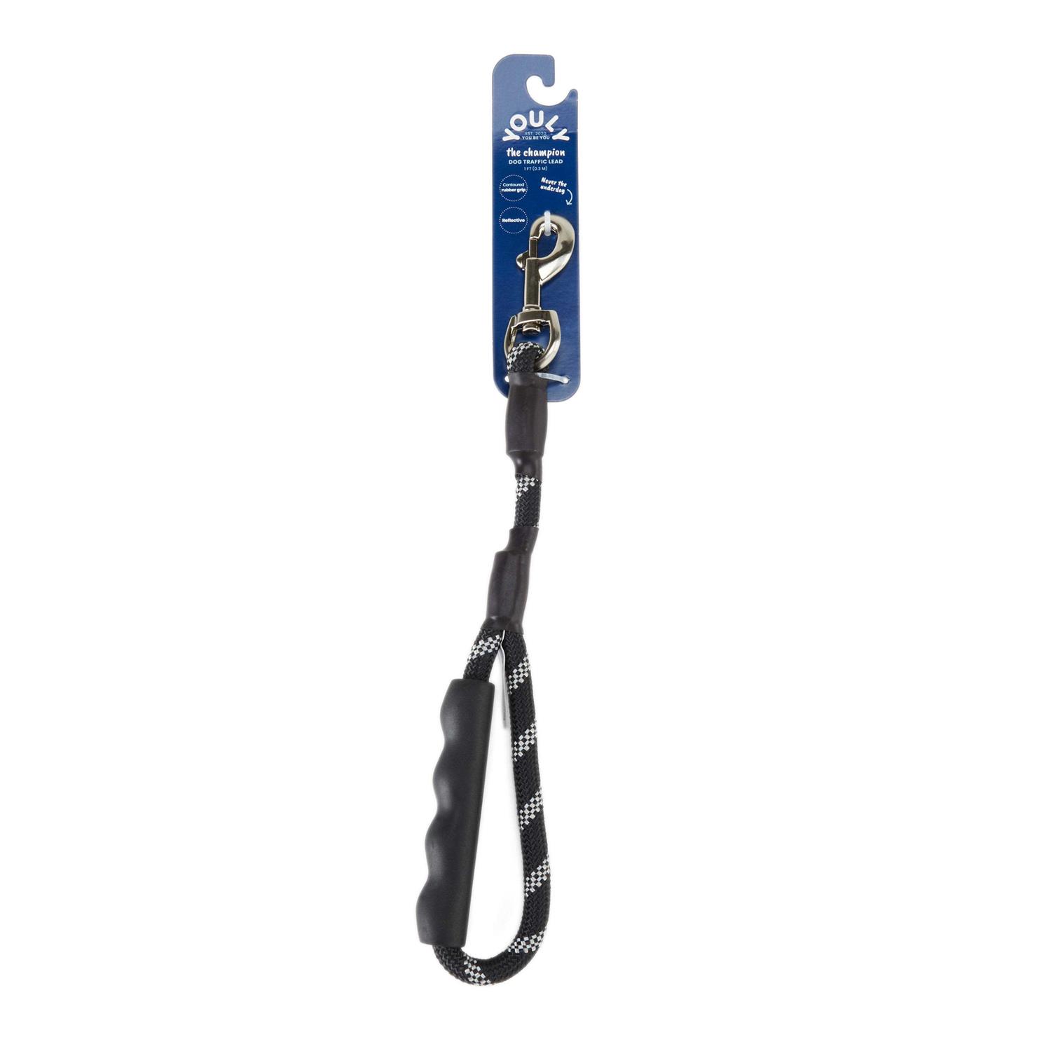 YOULY Reflective Traffic Handle Dog Leash