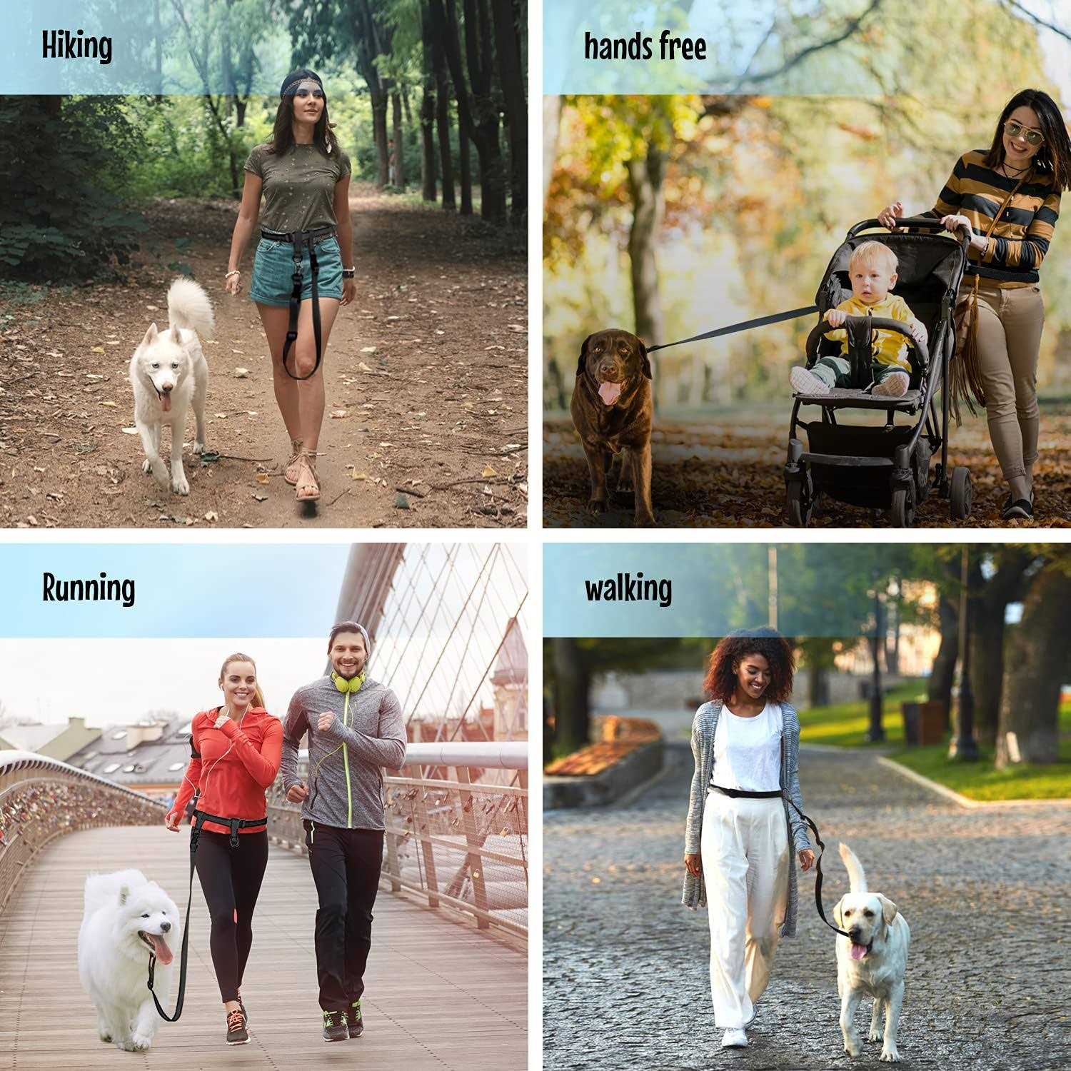 Alternative view of The Buddy System Adjustable Hands Free Dog Leash, Hand-Free Leash for Running, Jogging, Walking, Hiking and Training Service