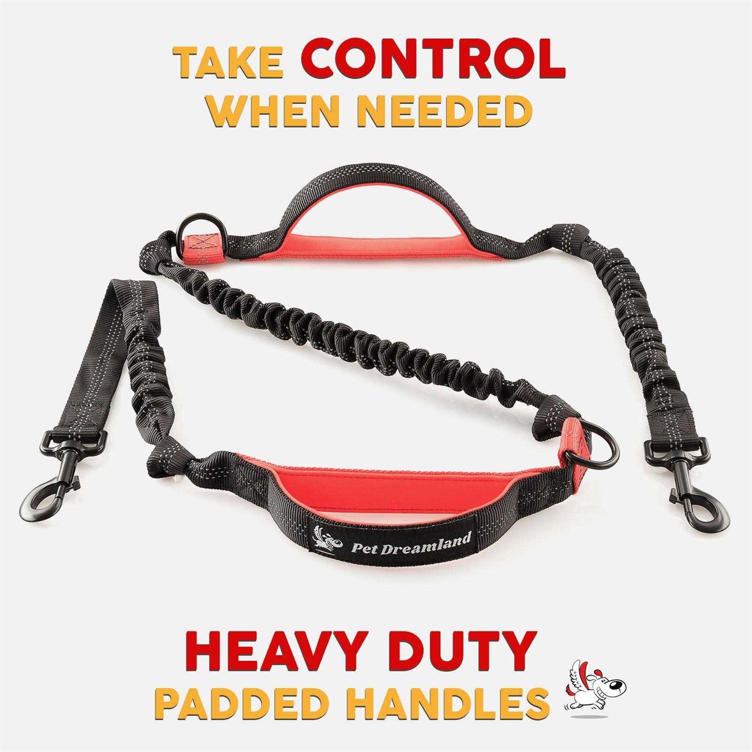 Alternative view of Pet Dreamland Exquisite Waist Leash for Dog Walking Large Dogs Hands Free Dog Leash