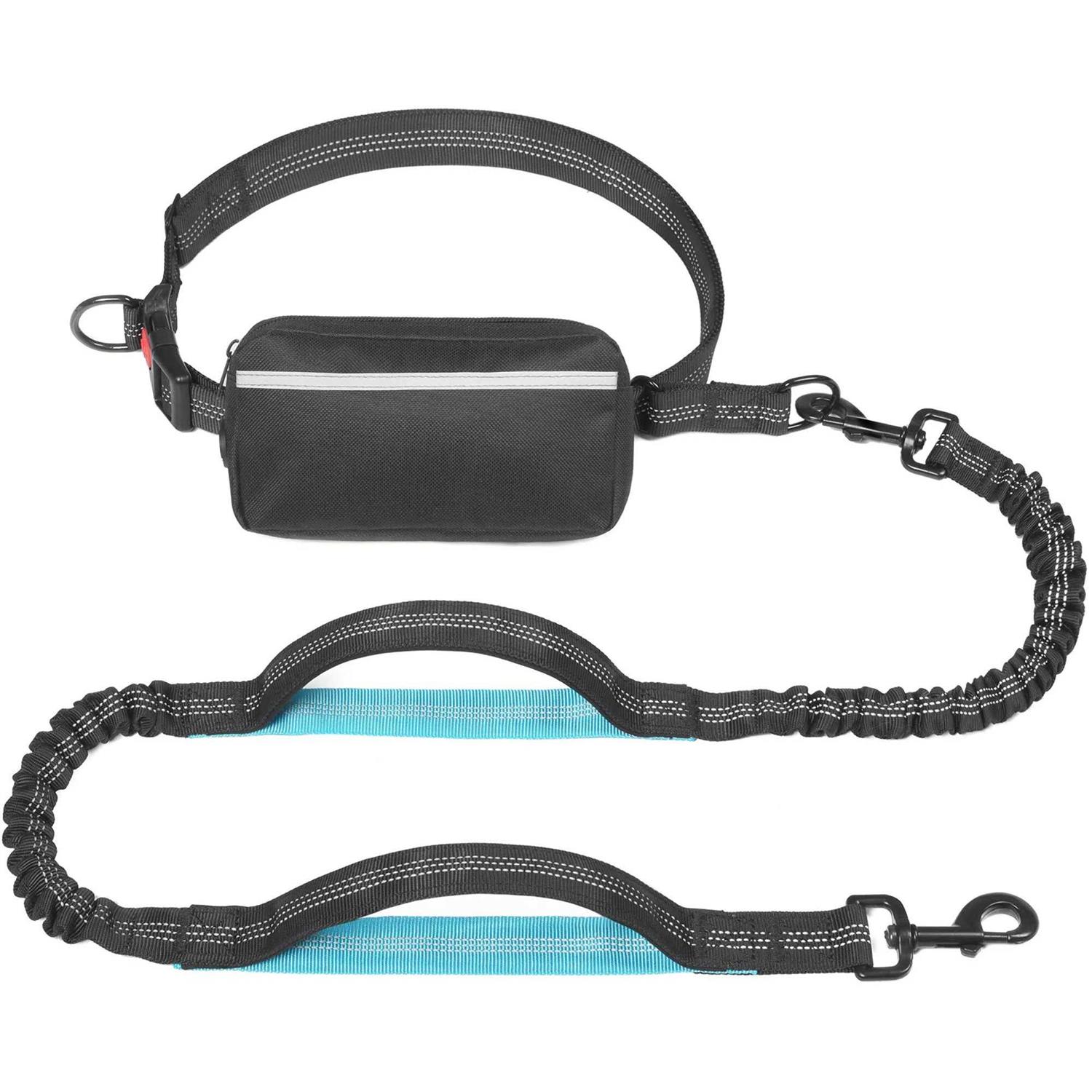 Alternative view of iYoShop Hands Free Dog Leash with Zipper Pouch, Dual Padded Handles and Durable Bungee for Walking, Jogging and Running Your Dog