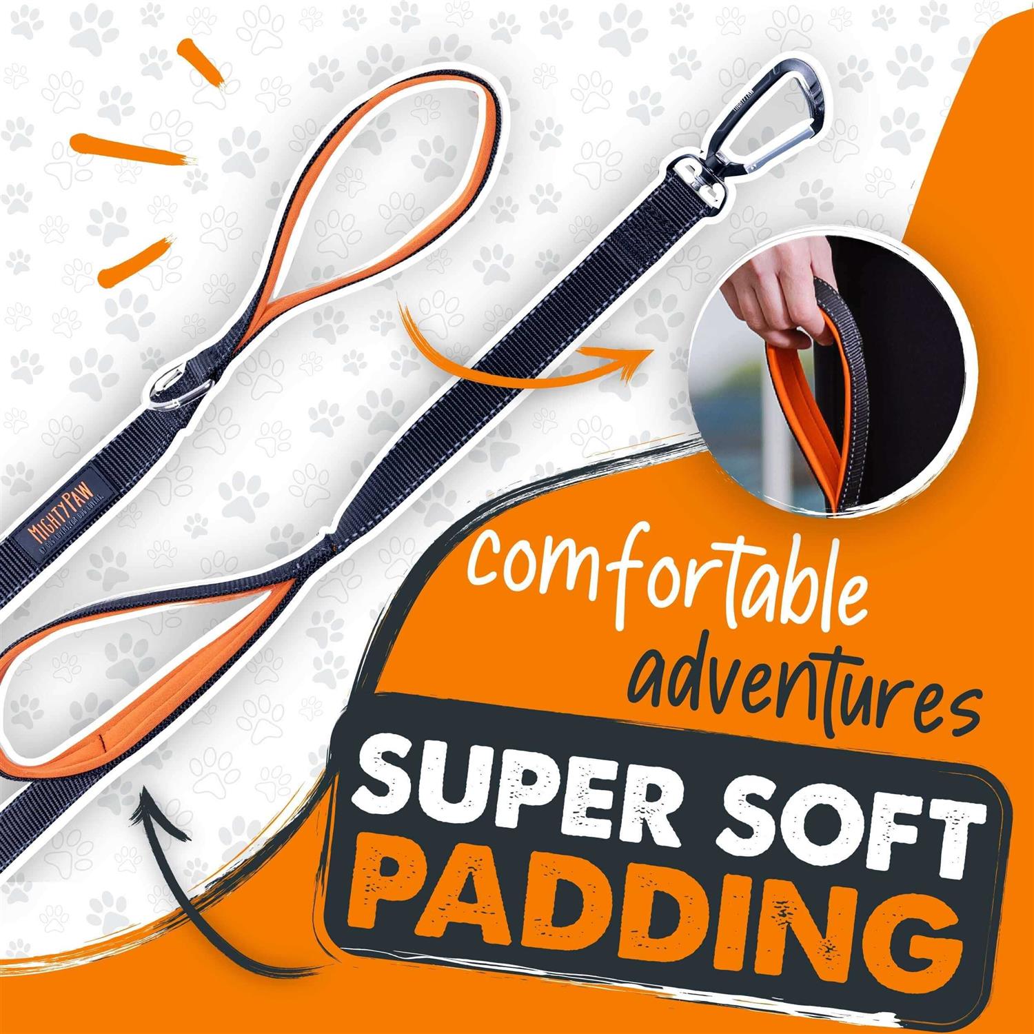 Alternative view of Mighty Paw Dual Handle Dog Leash Two Handles