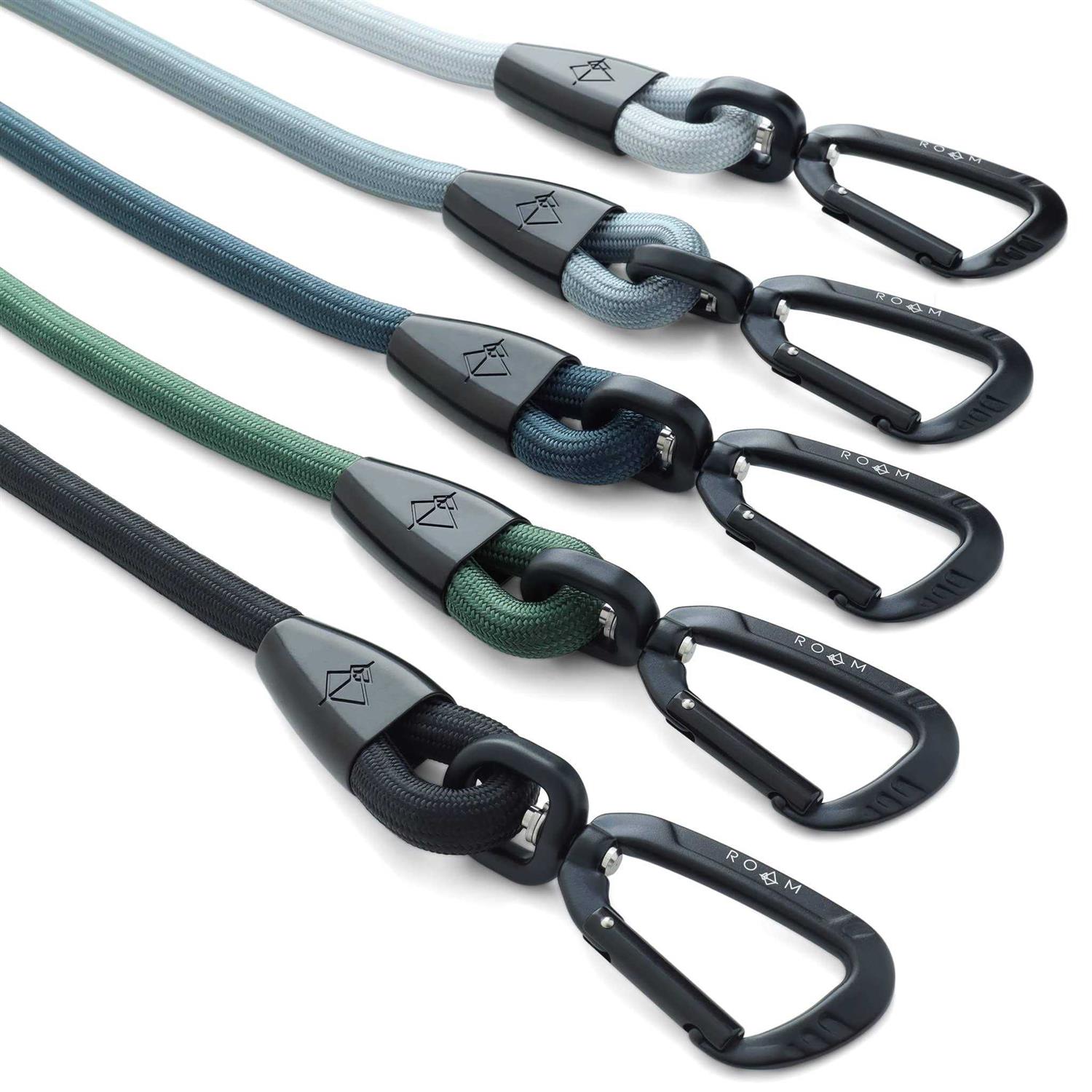 MADE TO ROAM Premium Everyday Leash Ultra Soft Dog Leash with Aviation Aluminum Carabiner for Small