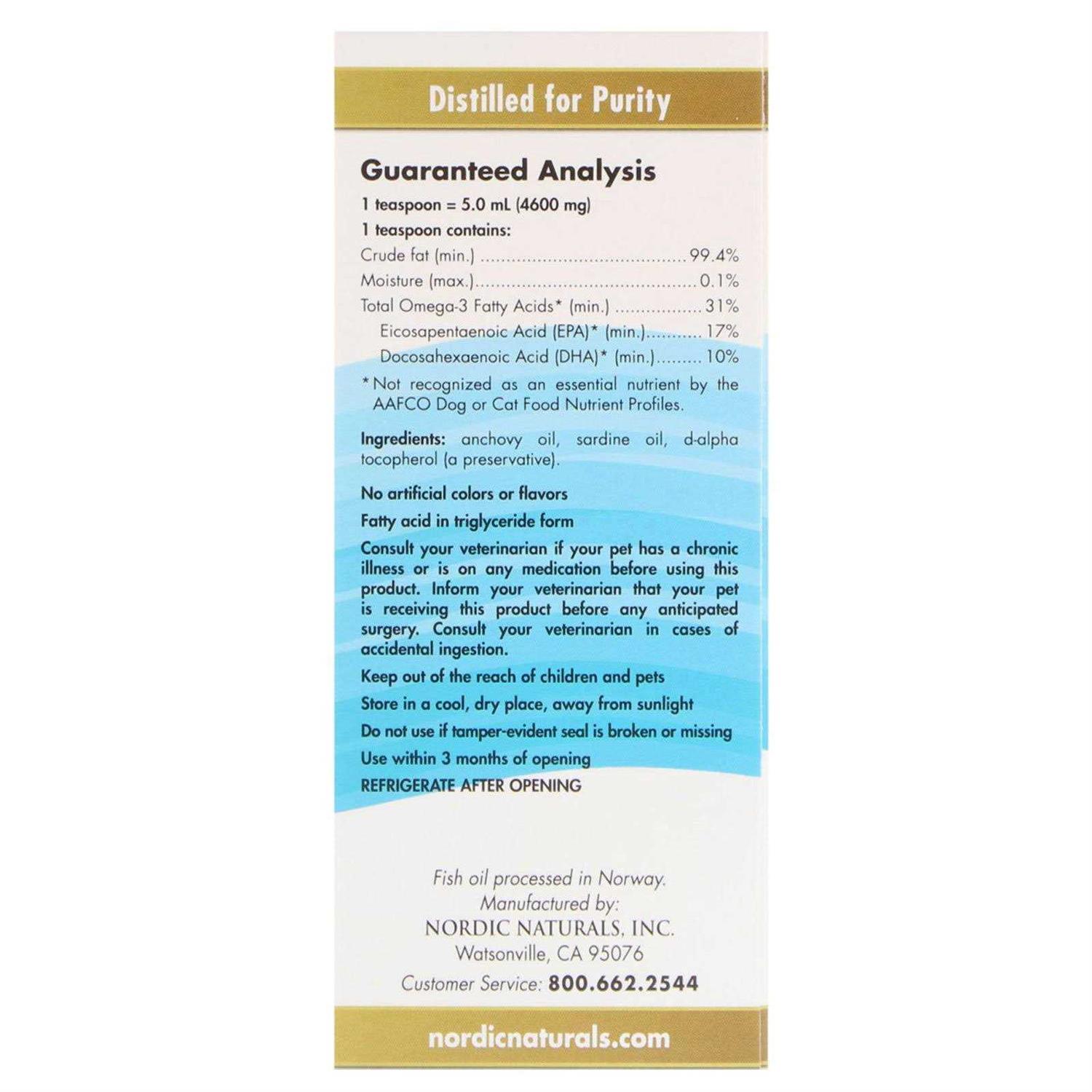 Alternative view of Nordic Naturals Omega 3 Pet