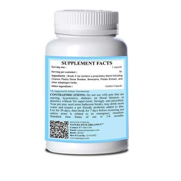 Alternative view of Natura Petz Organics Break It Up! Dog Supplement
