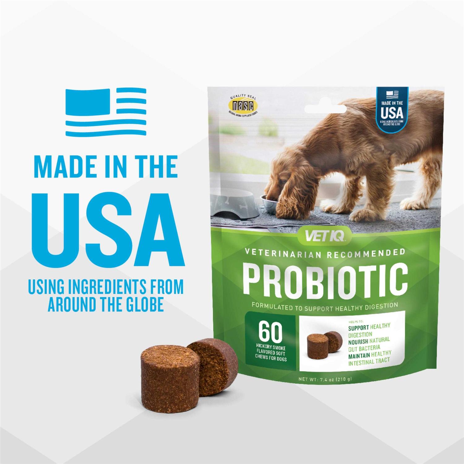 Alternative view of VetIQ Probiotic Soft Chew Supplement for Dogs