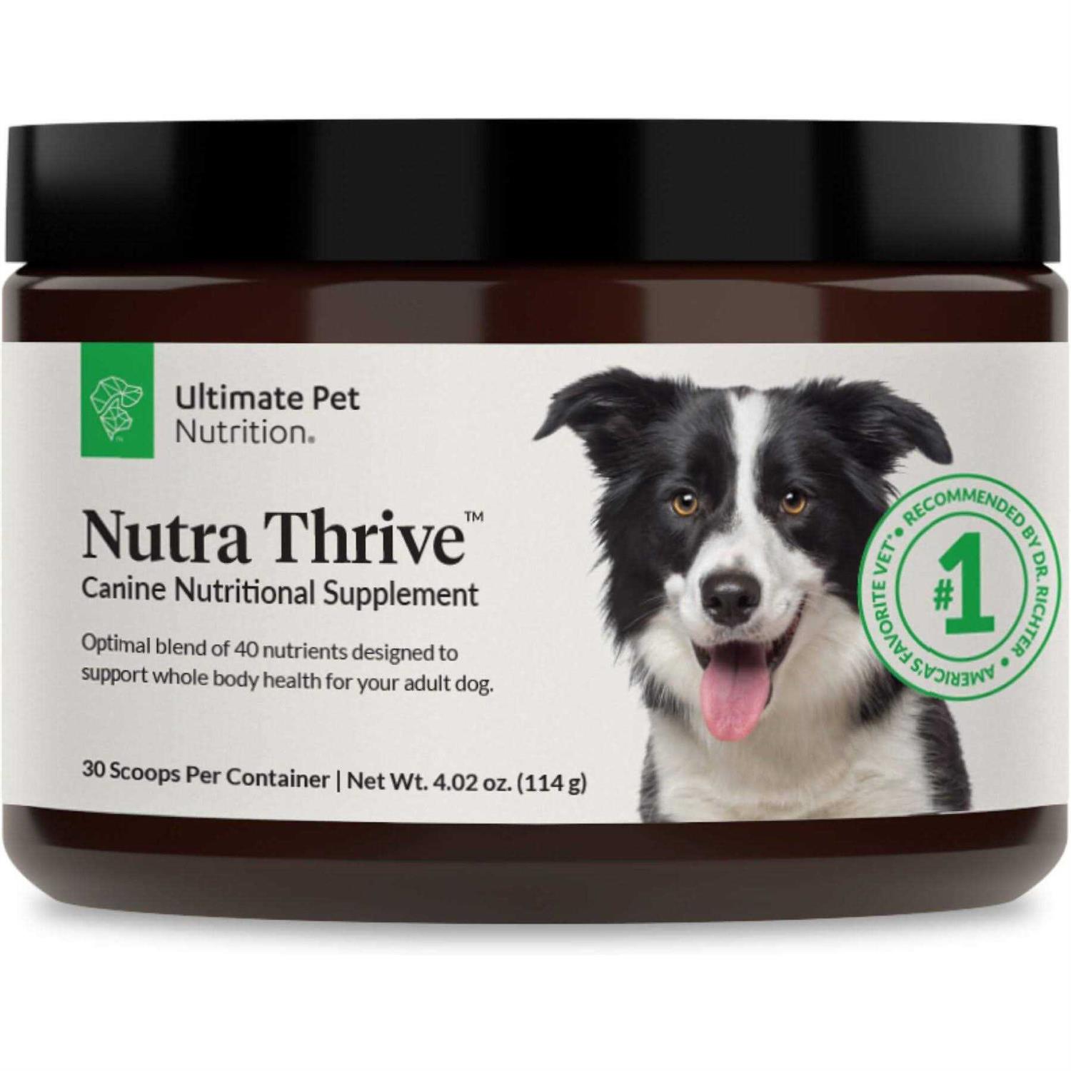 Ultimate Pet Nutrition Nutra Thrive Multivitamin 40-in-1 Powder Supplement for Dogs