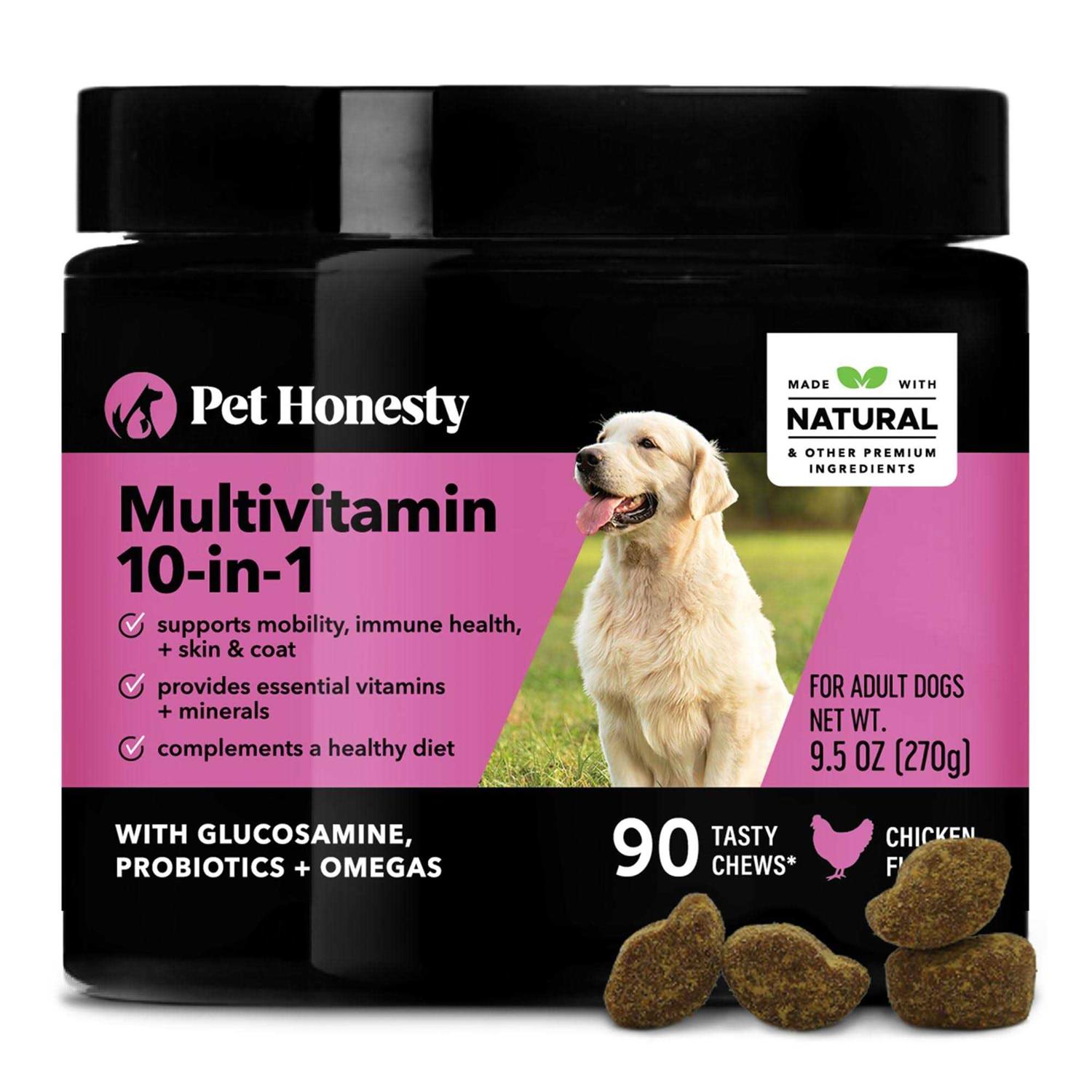 Pet Honesty Dog 10 in 1 Multivitamin Glucosamine Soft Chews