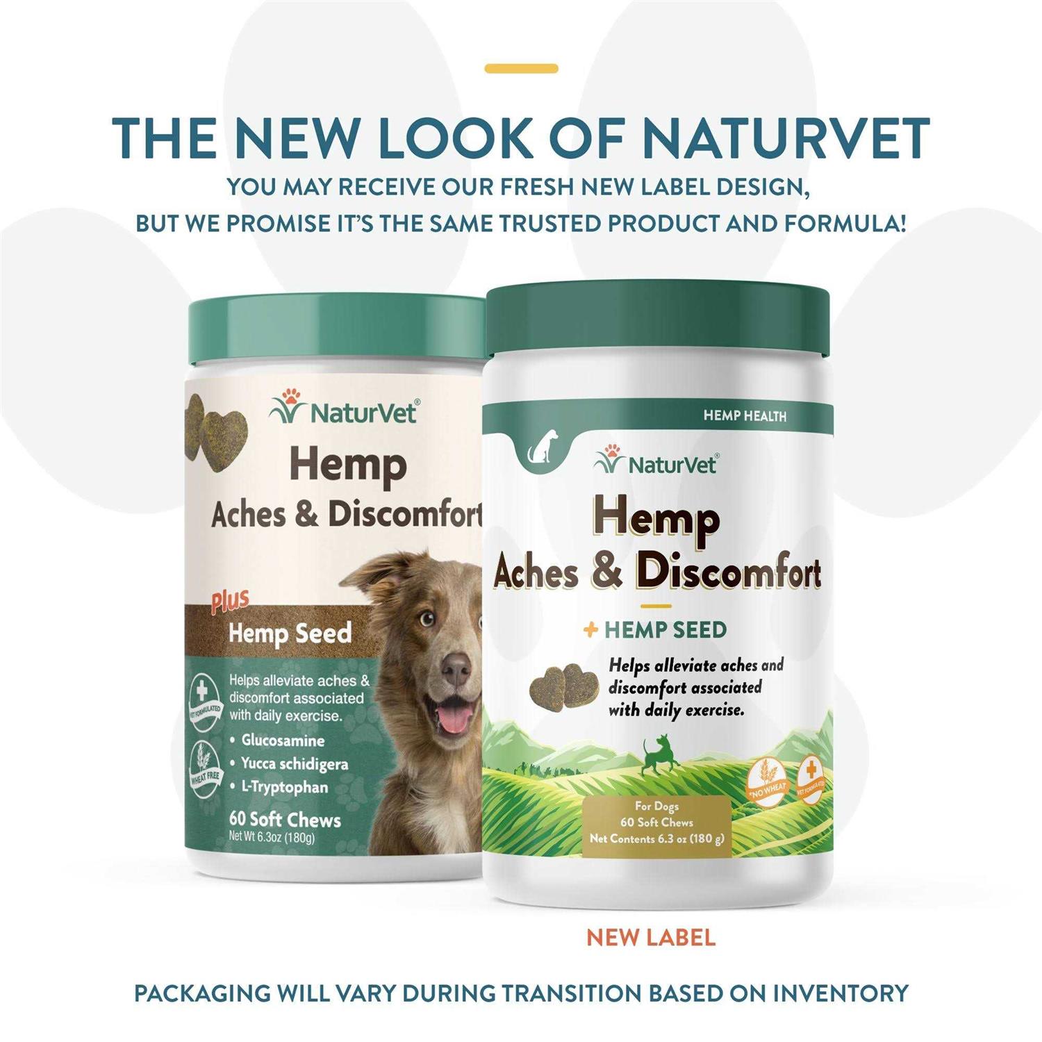 Alternative view of NaturVet Hemp Aches & Discomfort Soft Chews