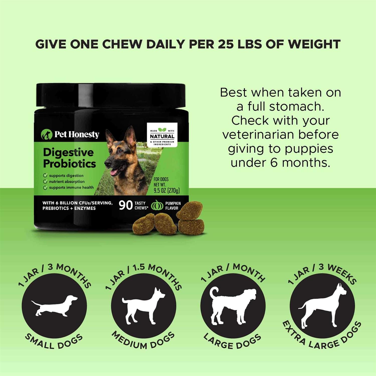 Alternative view of Pet Honesty Digestive Probiotics Soft Chews