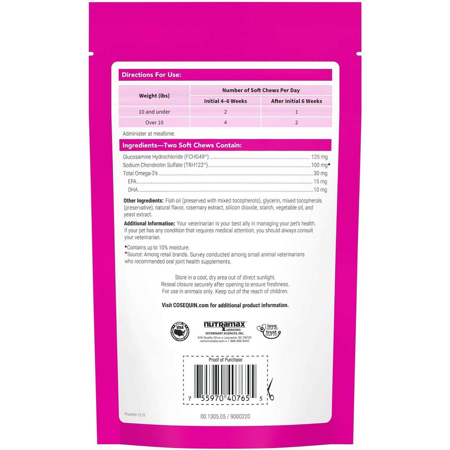 Alternative view of Nutramax Laboratories Cosequin Soft Chews Joint Supplement for Cats