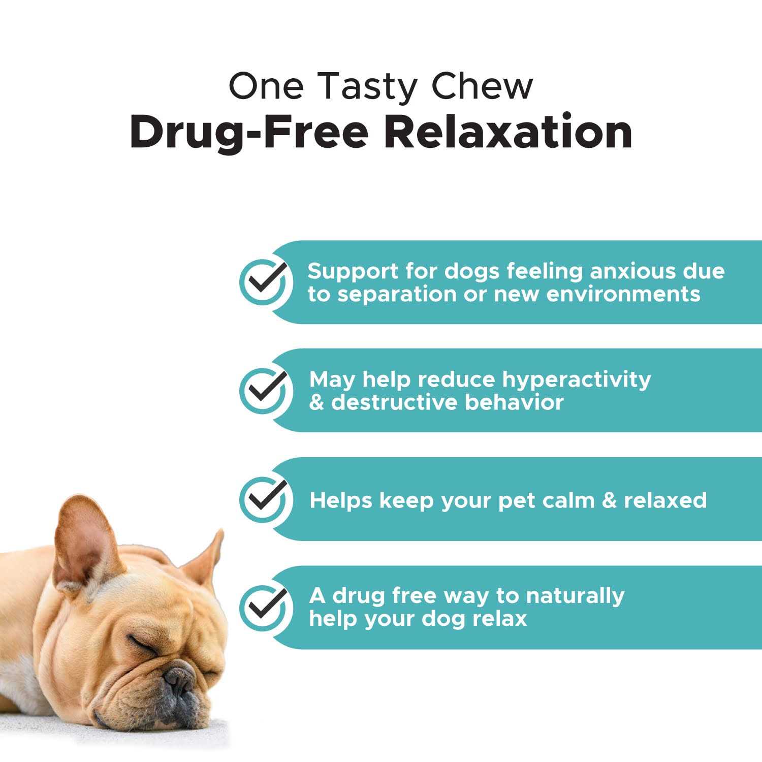 Alternative view of Pet Honesty Melatonin Calming Max Strength Dog Chew Supplement