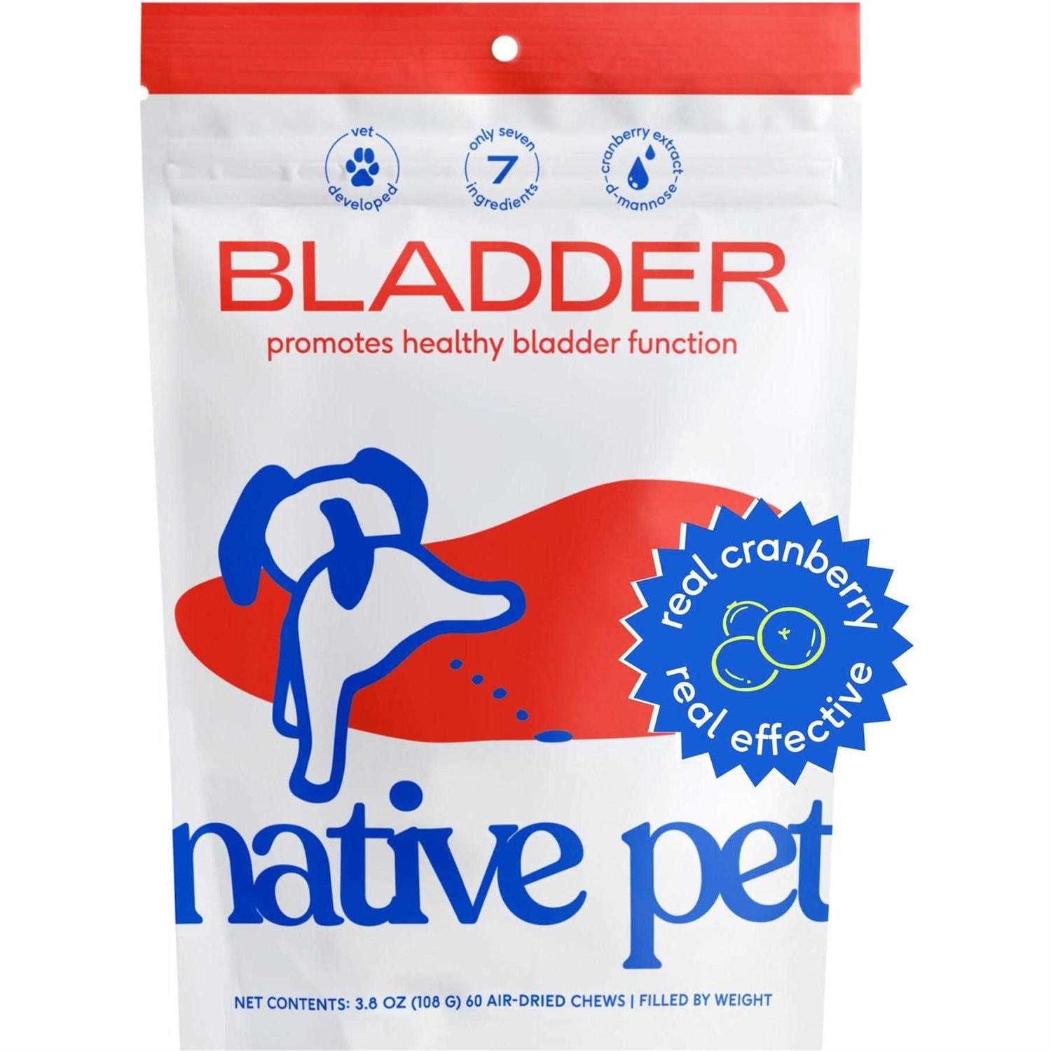 Native Pet Air Dried Dog Chews Bladder