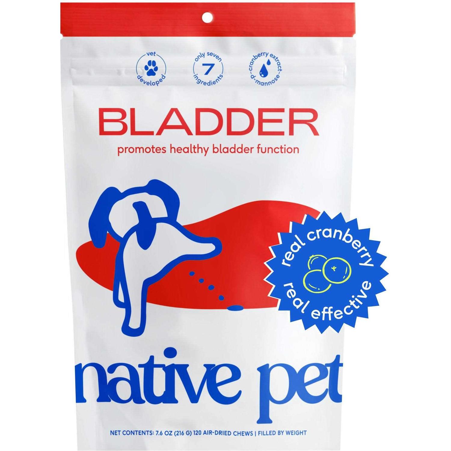 Native Pet Air Dried Dog Chews Bladder