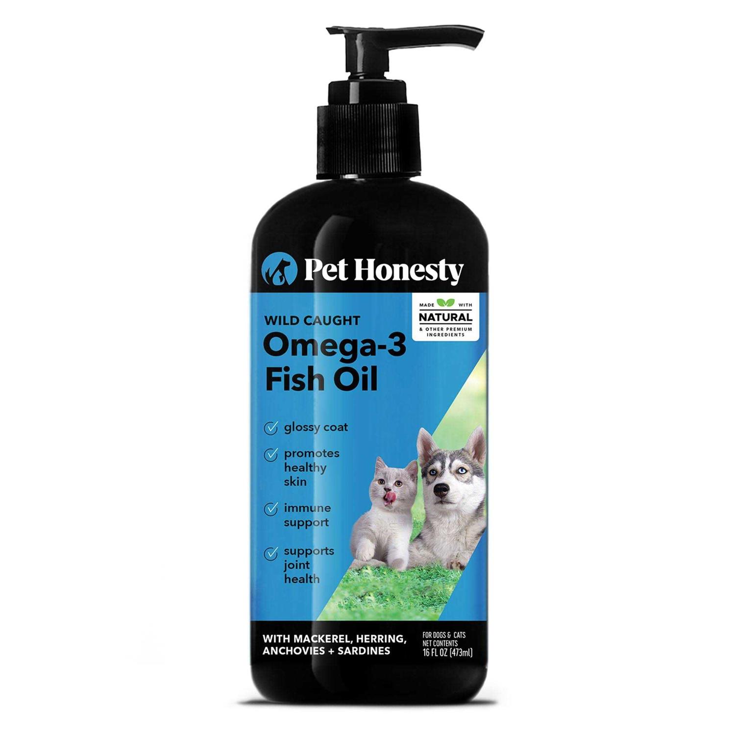 Pet Honesty Omega-3 Fish Oil Dog & Cat Supplement
