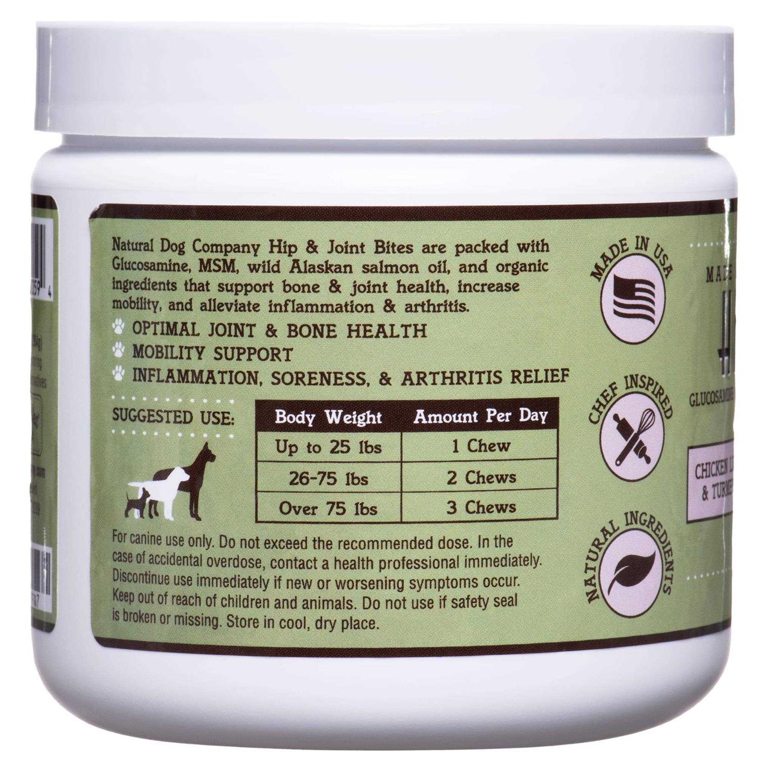 Alternative view of Natural Dog Company Hip & Joint