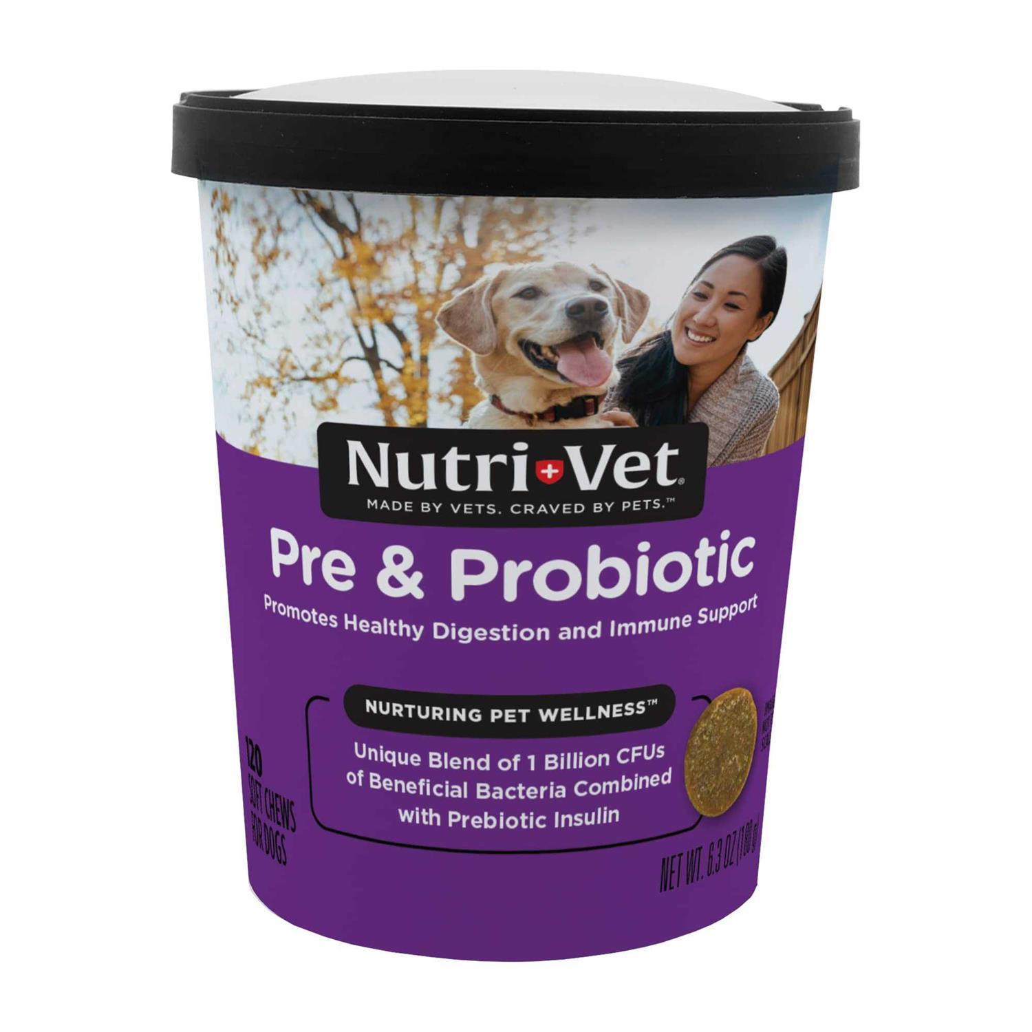 Nutri-Vet Pre and Probiotic Soft Chews for Dogs