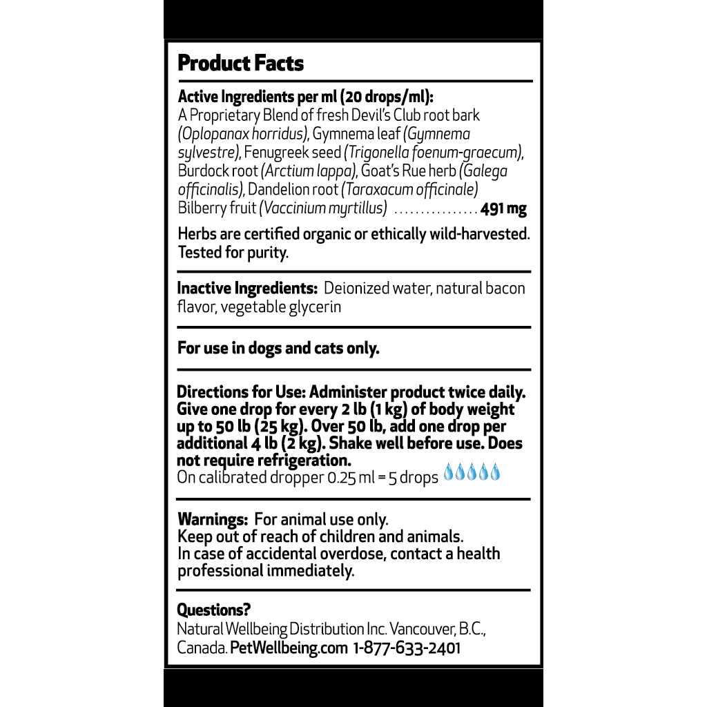 Alternative view of Pet Wellbeing Blood Sugar Gold for Dogs