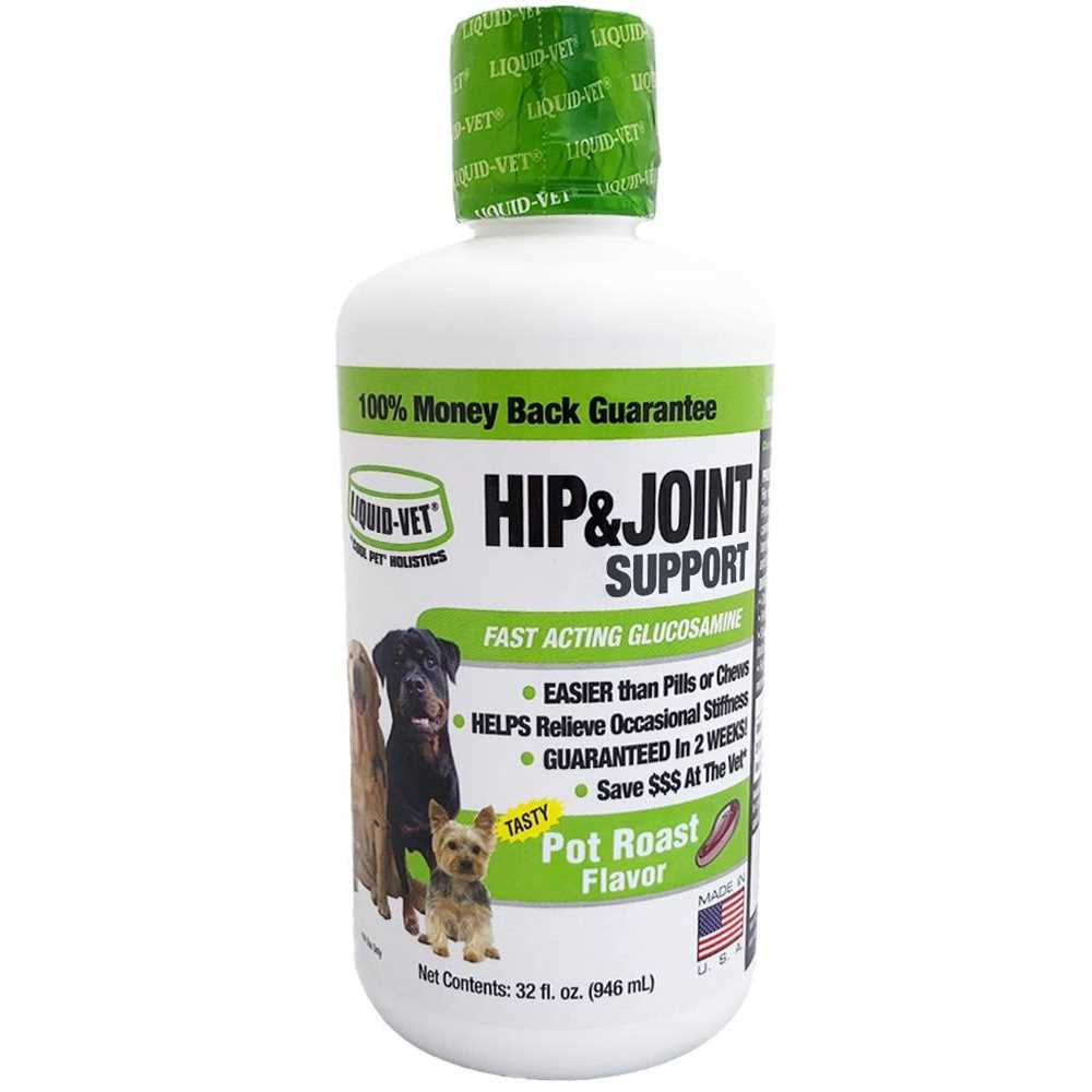 Liquid Vet Joint Care Pot Roast Flavor LVDJSPR04PK32U