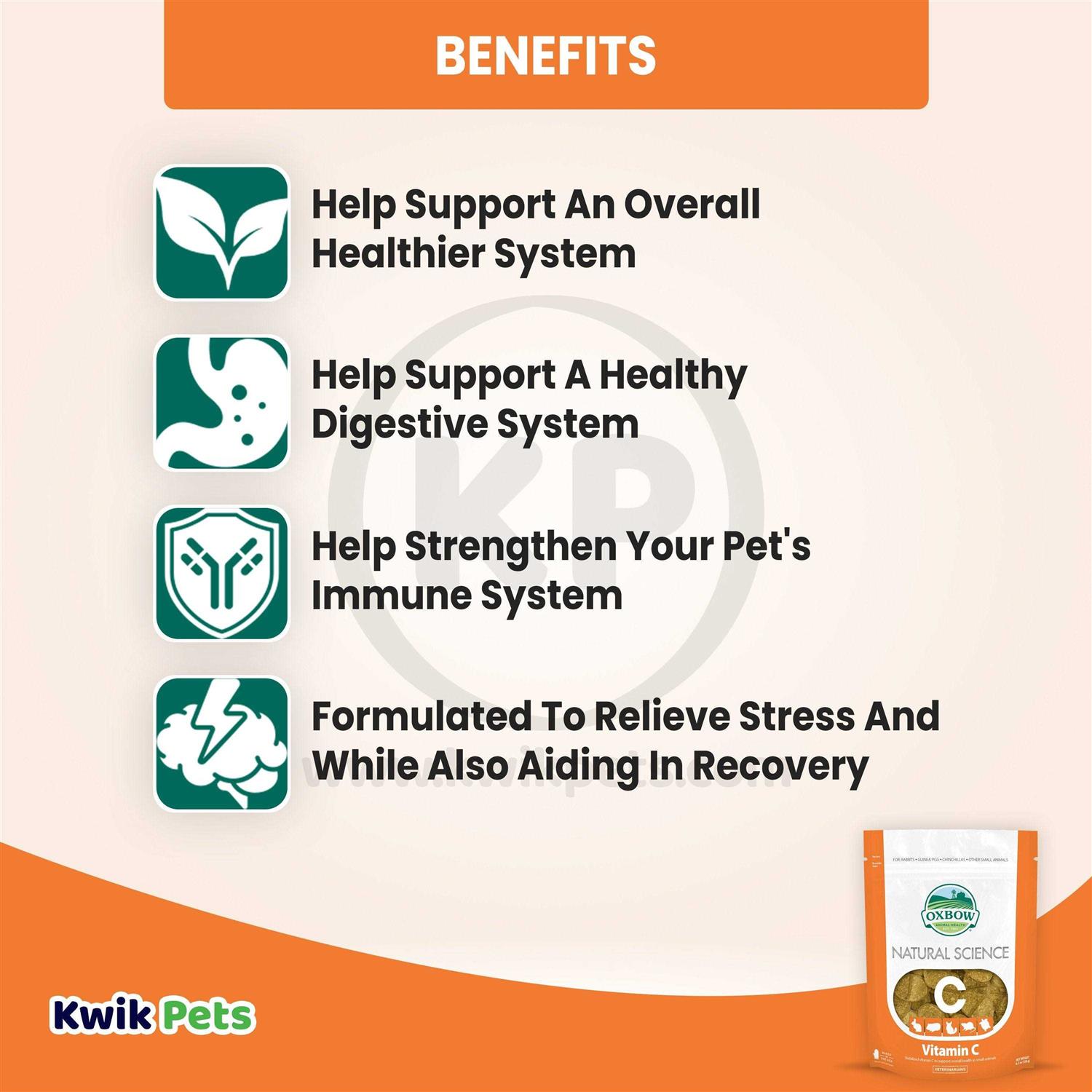 Alternative view of Oxbow Natural Science Vitamin C Supplement