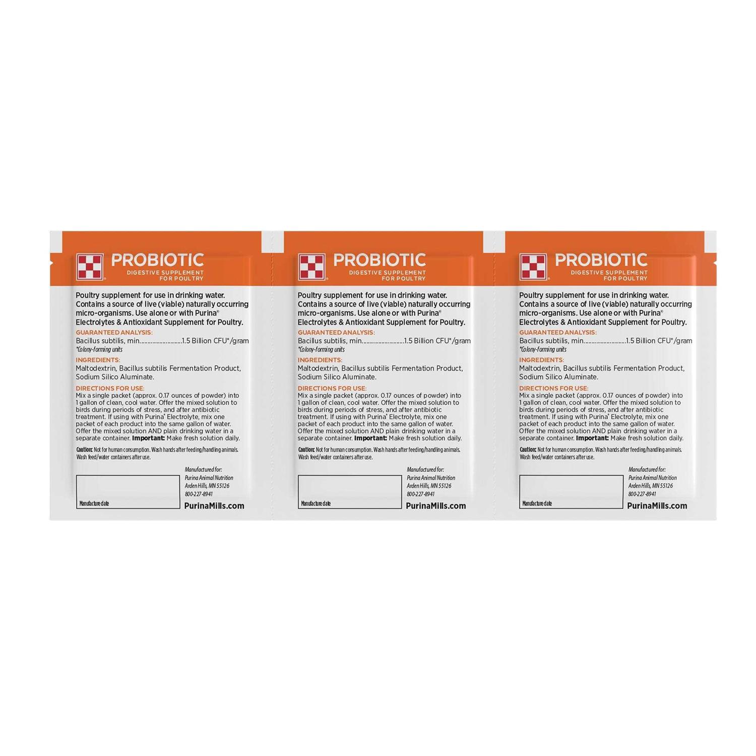 Alternative view of Purina Electrolyte & Antioxidant Supplement for Poultry