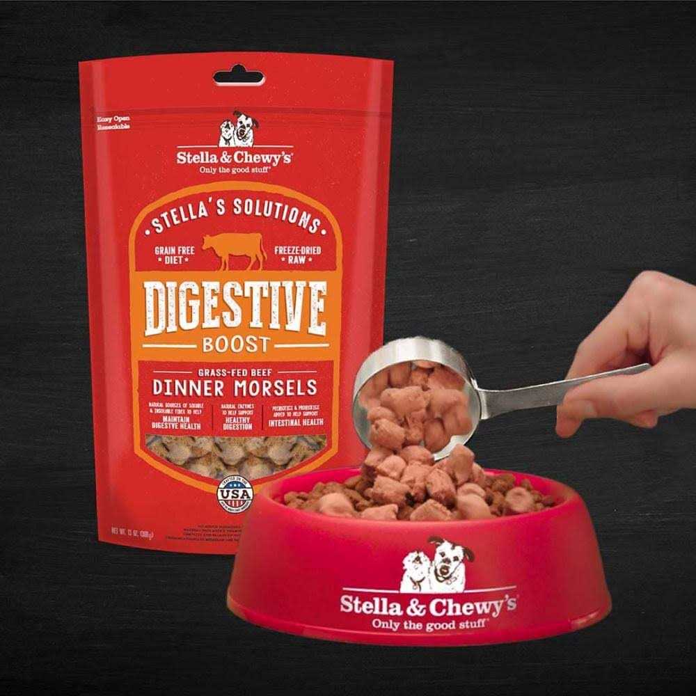 Alternative view of Stella & Chewy's Solutions Digestive Boost Beef Freeze-Dried Dog Food