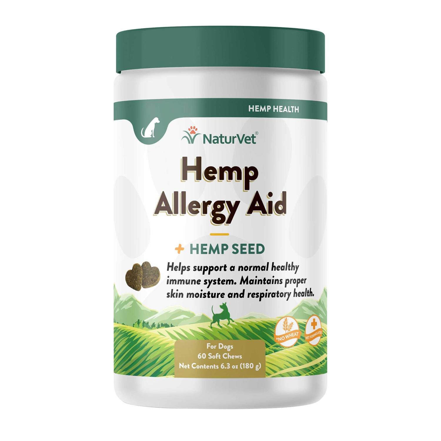 NaturVet Allergy Aid Hemp Soft Chews