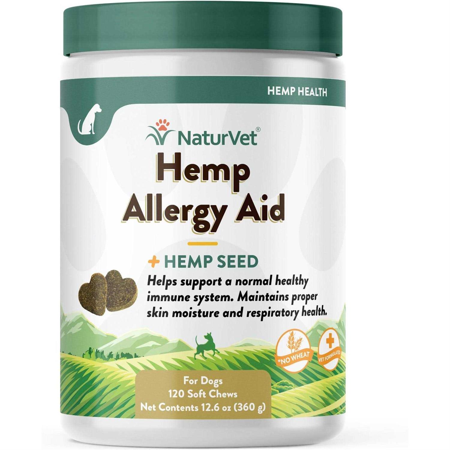 NaturVet Allergy Aid Hemp Soft Chews