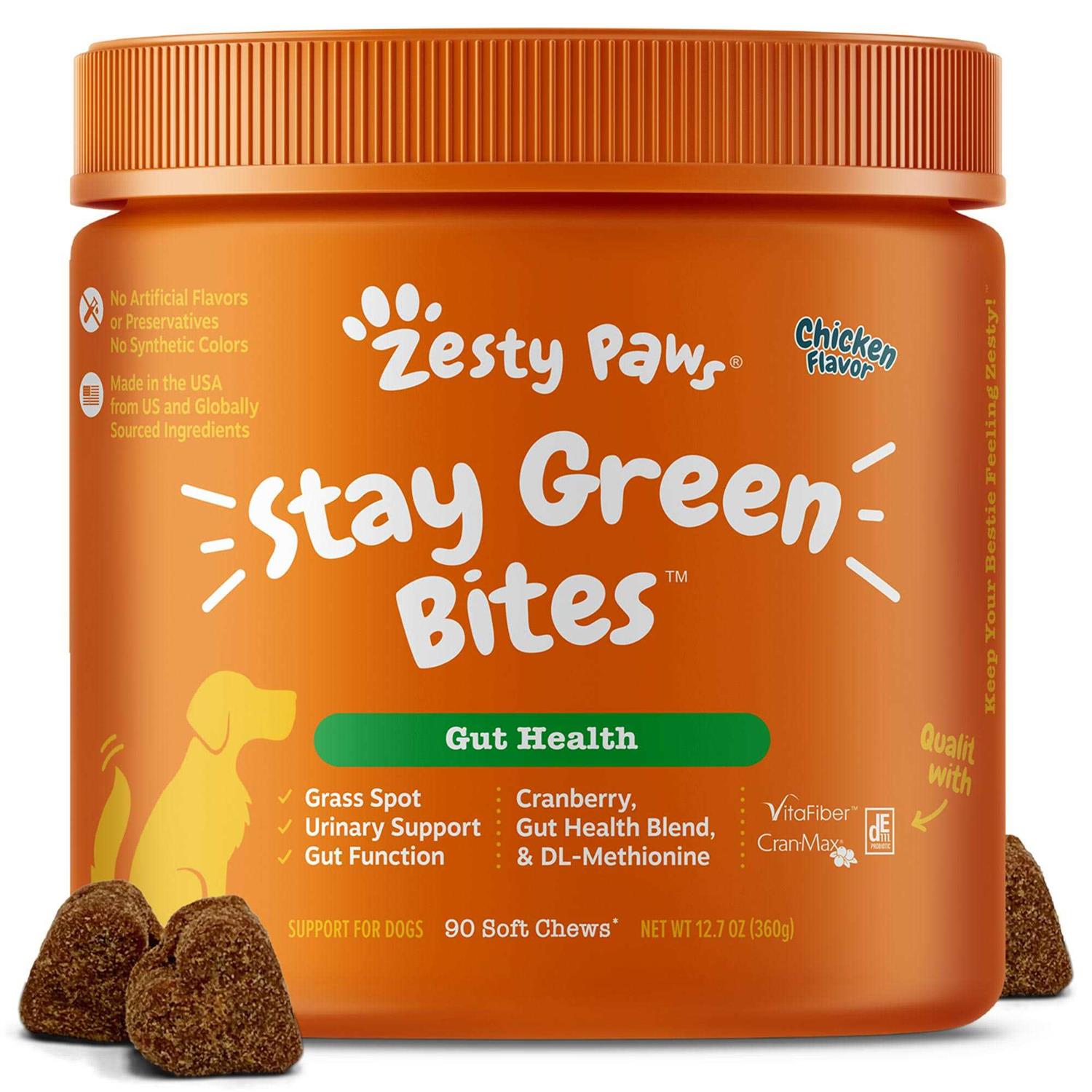 Zesty Paws Stay Green Bites for Dogs